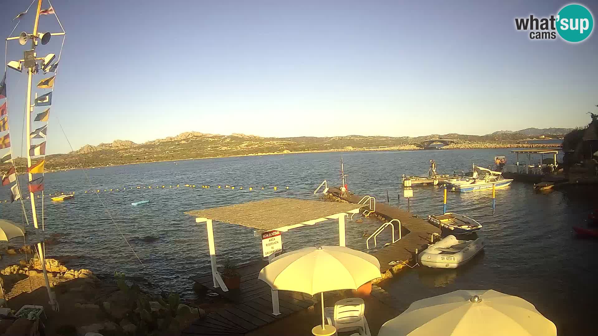 Live webcam Ponte Caprera – La Maddalena – Sardinia – Italy
