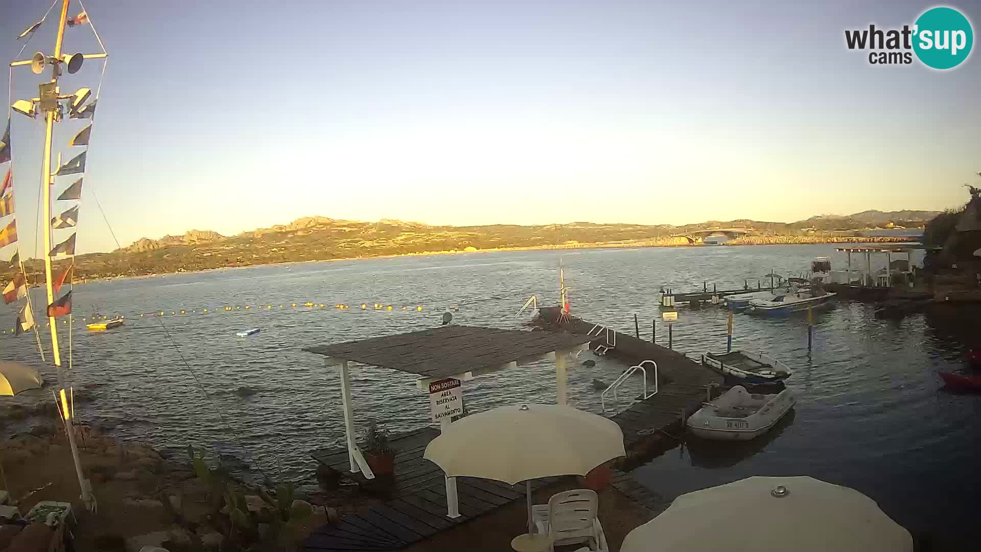 Webcam en vivo Ponte Caprera – La Maddalena – Cerdeña – Italia