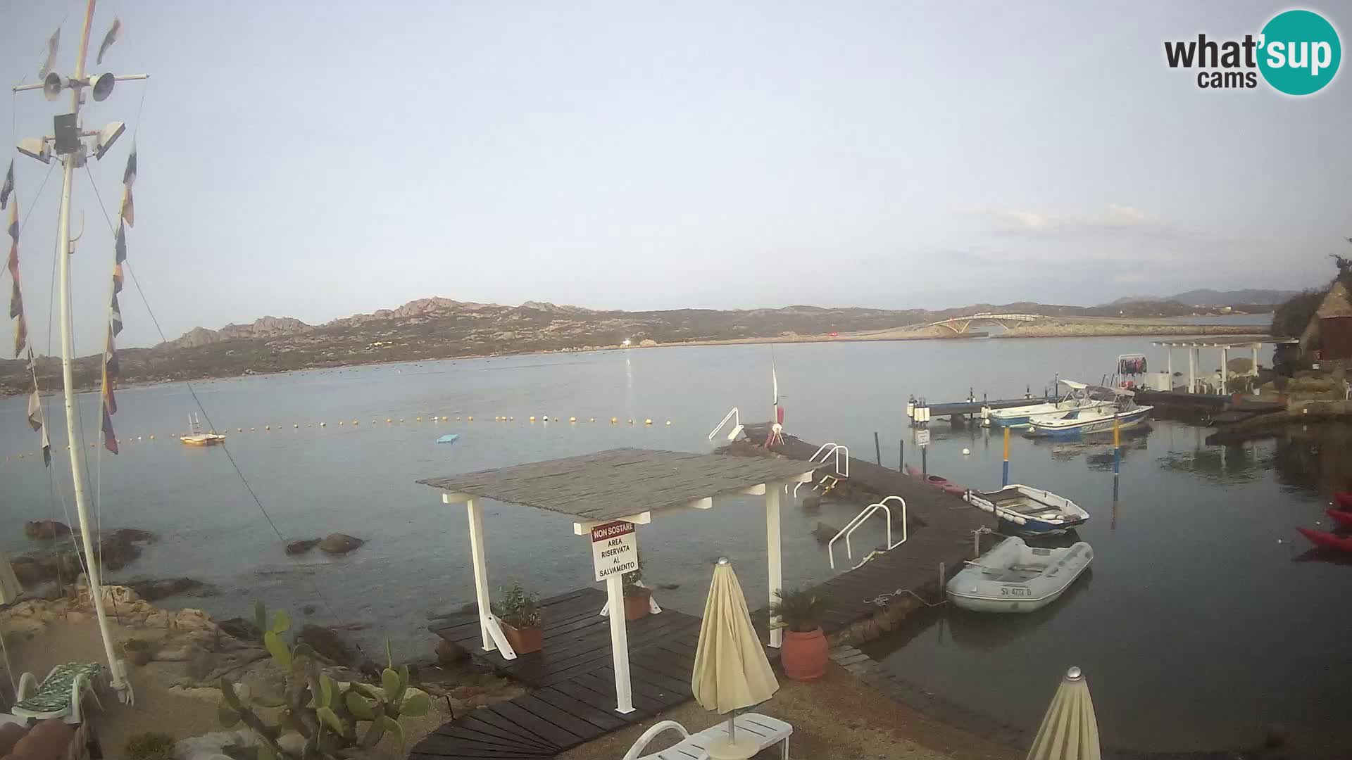 Live webcam Ponte Caprera – La Maddalena – Sardegna – Italia