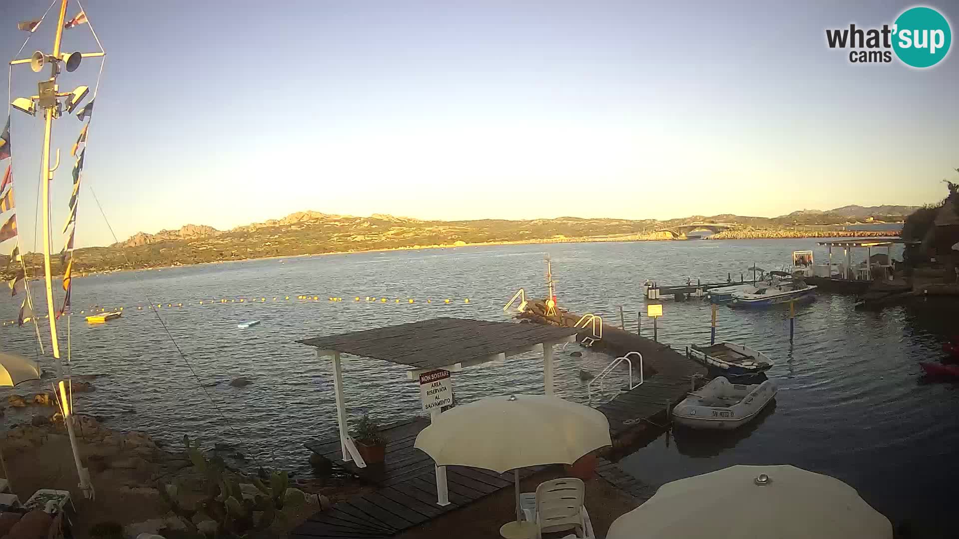 Live webcam Ponte Caprera – La Maddalena – Sardinia – Italy