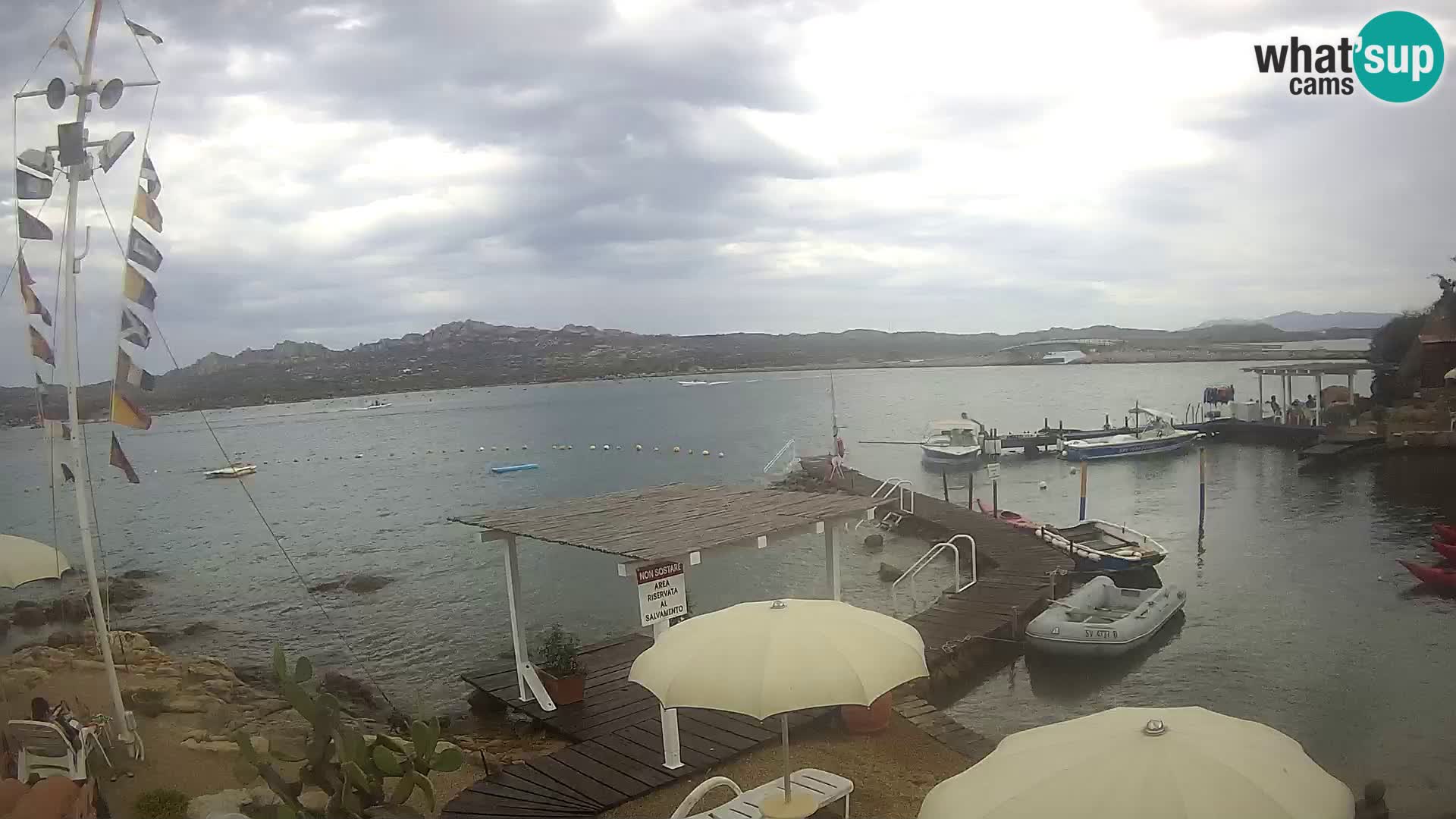 Live webcam Ponte Caprera – La Maddalena – Sardinia – Italy