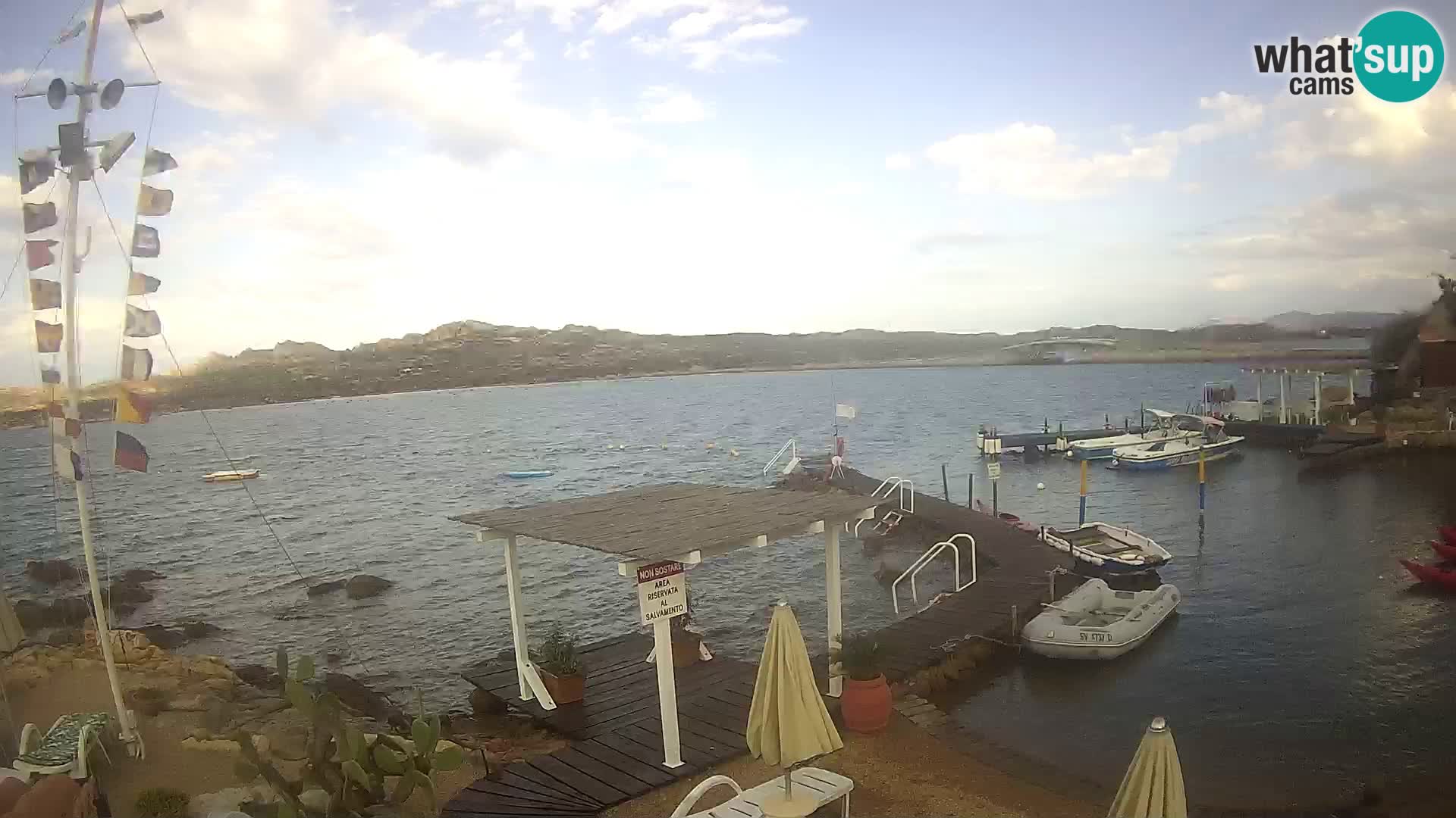 Webcam en vivo Ponte Caprera – La Maddalena – Cerdeña – Italia