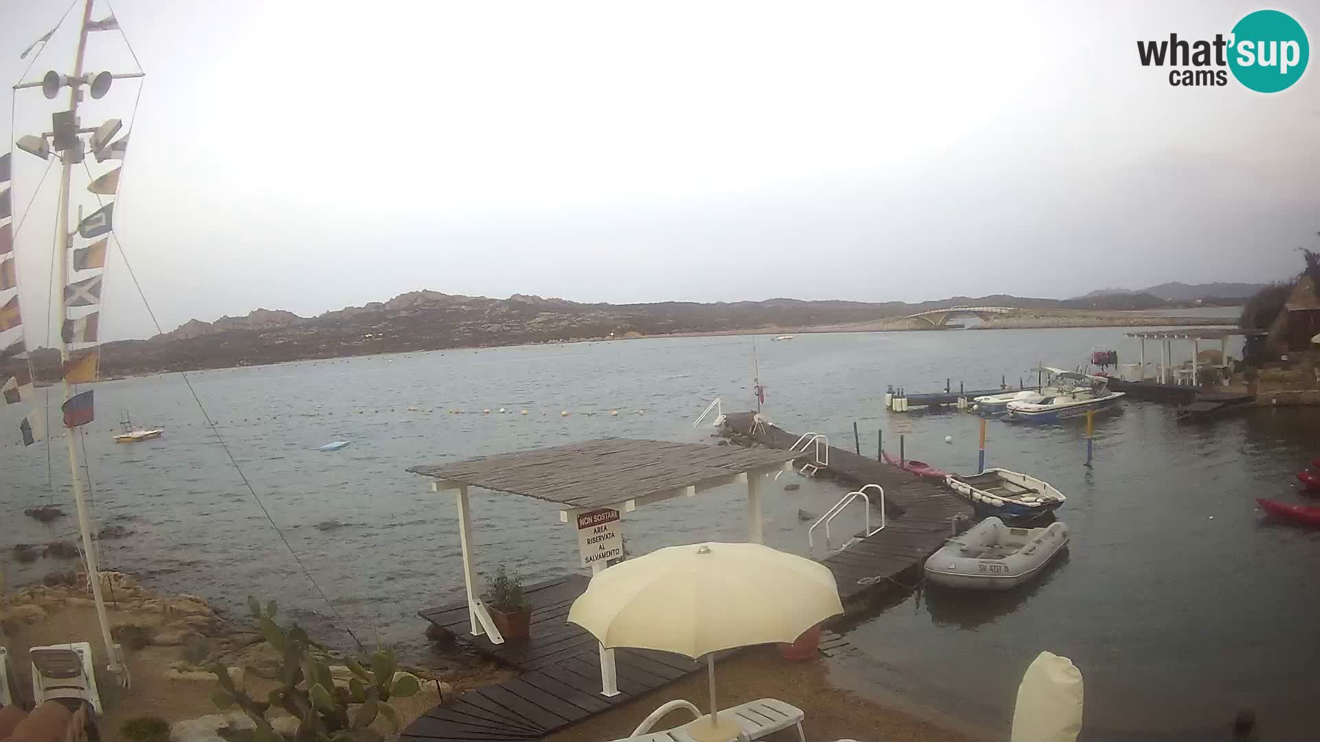 Live webcam Ponte Caprera – La Maddalena – Sardinia – Italy