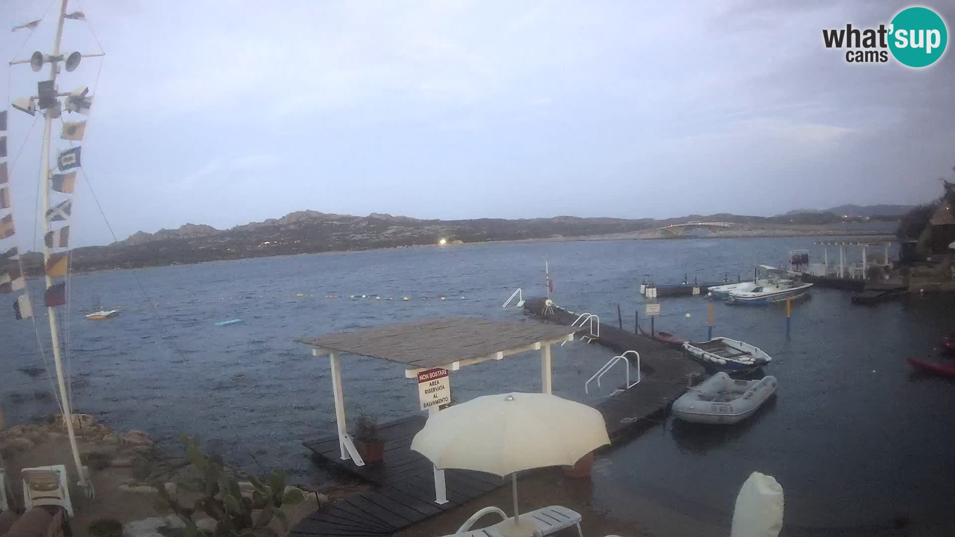 Live webcam Ponte Caprera – La Maddalena – Sardinia – Italy