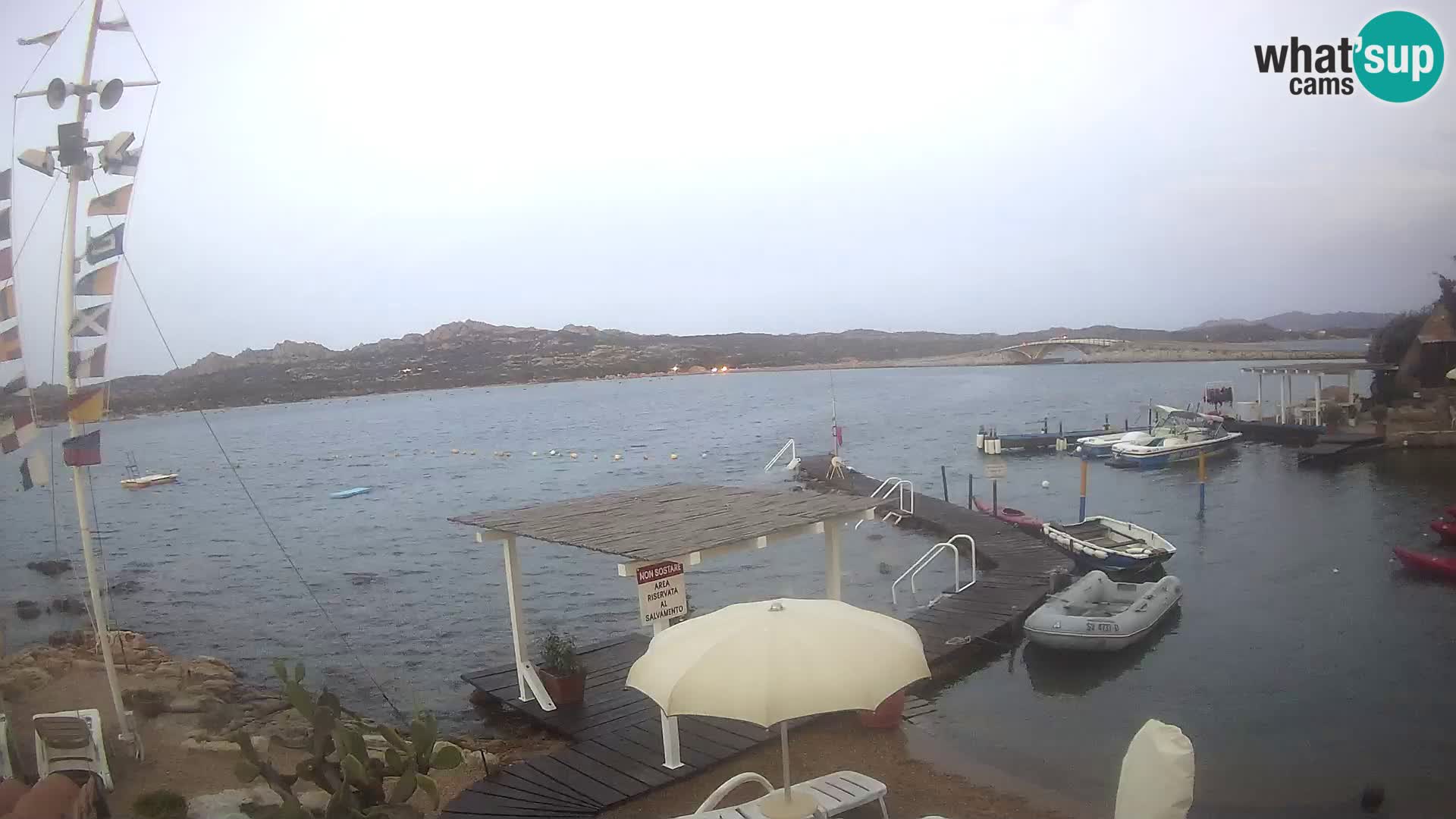 Live-Webcam Ponte Caprera – La Maddalena – Sardinien – Italien