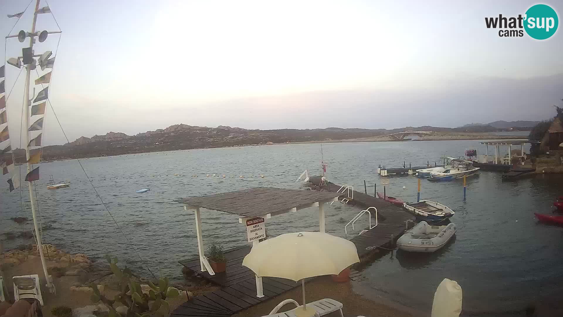 Webcam en vivo Ponte Caprera – La Maddalena – Cerdeña – Italia