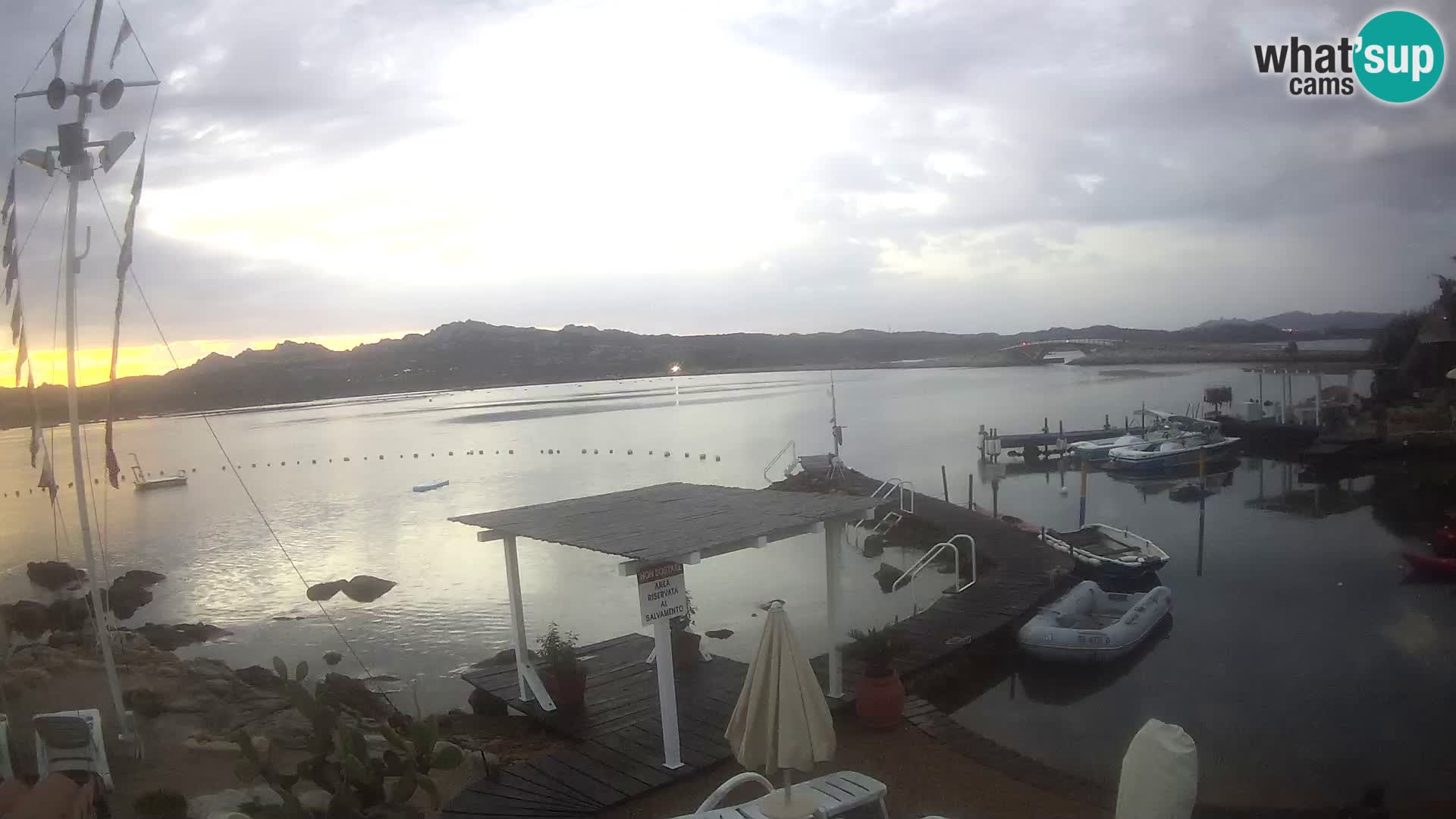 Webcam en vivo Ponte Caprera – La Maddalena – Cerdeña – Italia
