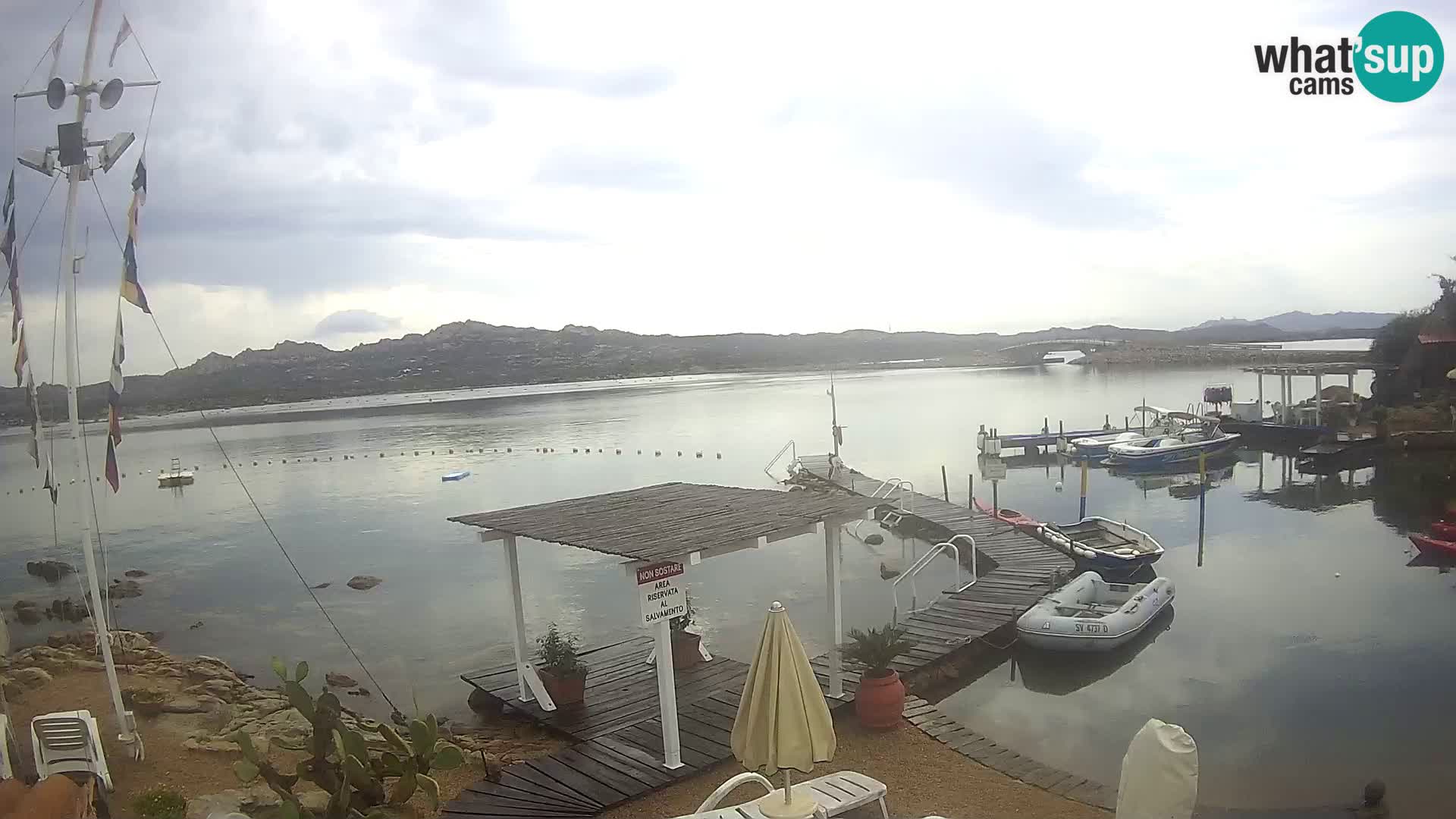 Webcam en direct Ponte Caprera – La Maddalena – Sardaigne – Italie