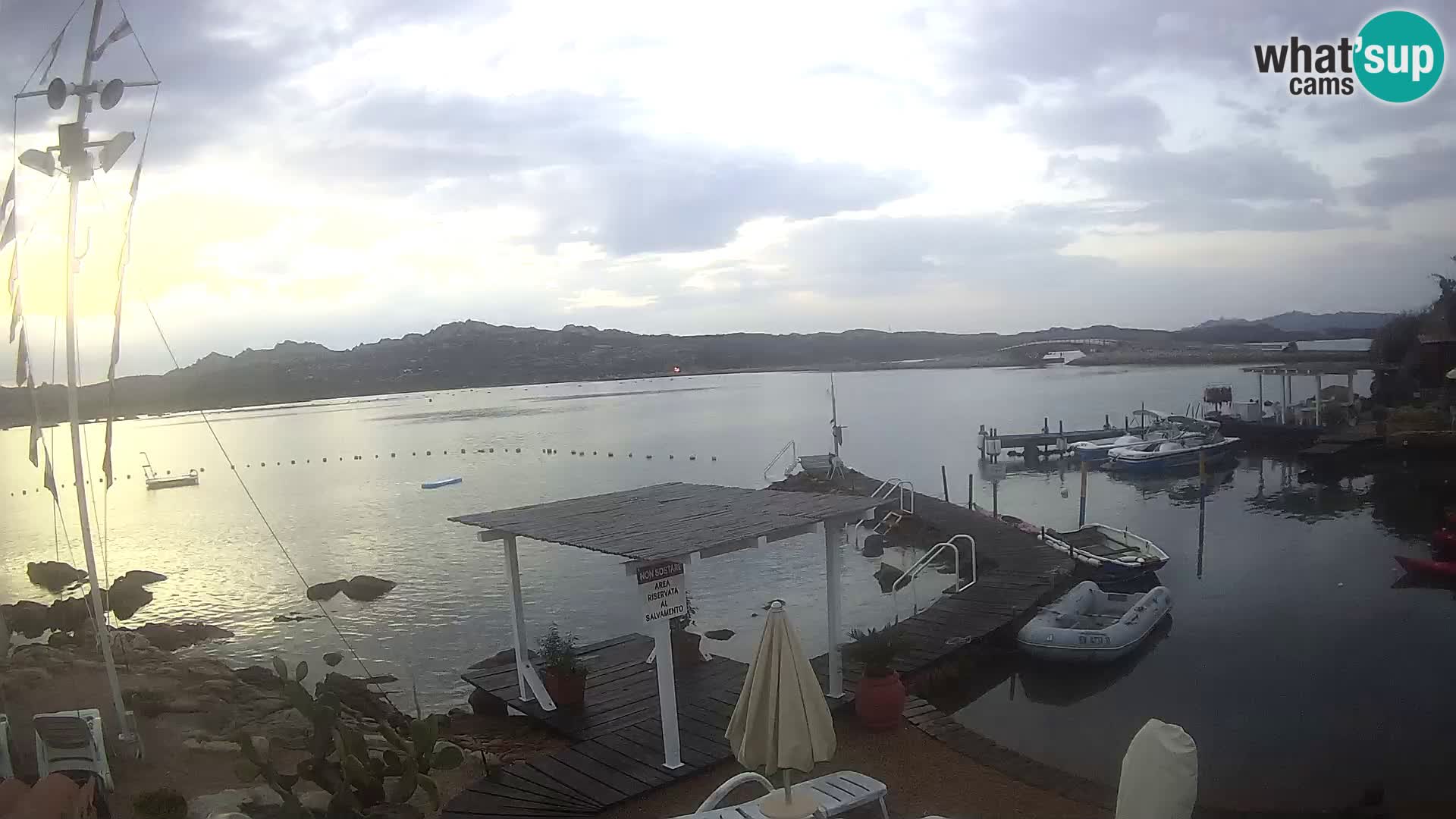 Live-Webcam Ponte Caprera – La Maddalena – Sardinien – Italien