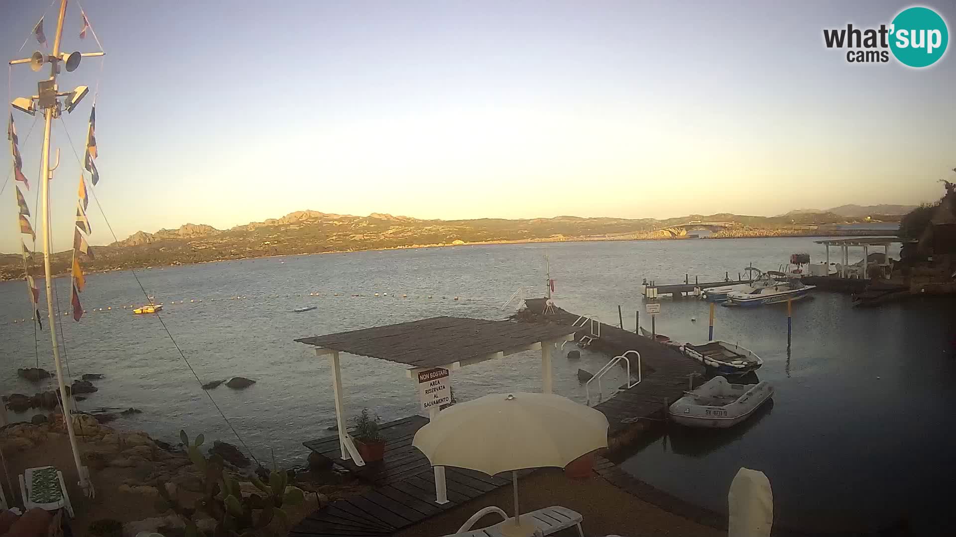 Webcam en vivo Ponte Caprera – La Maddalena – Cerdeña – Italia