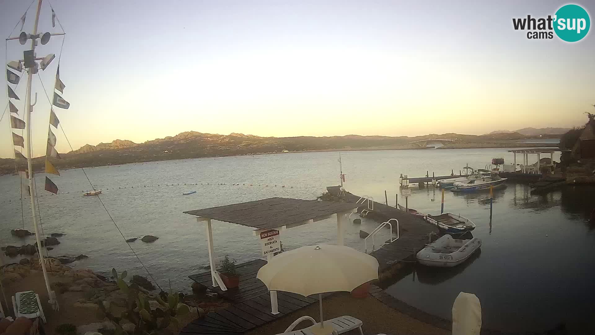Live webcam Ponte Caprera – La Maddalena – Sardinia – Italy