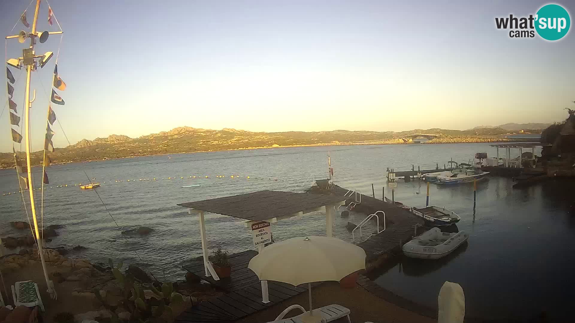 Live-Webcam Ponte Caprera – La Maddalena – Sardinien – Italien