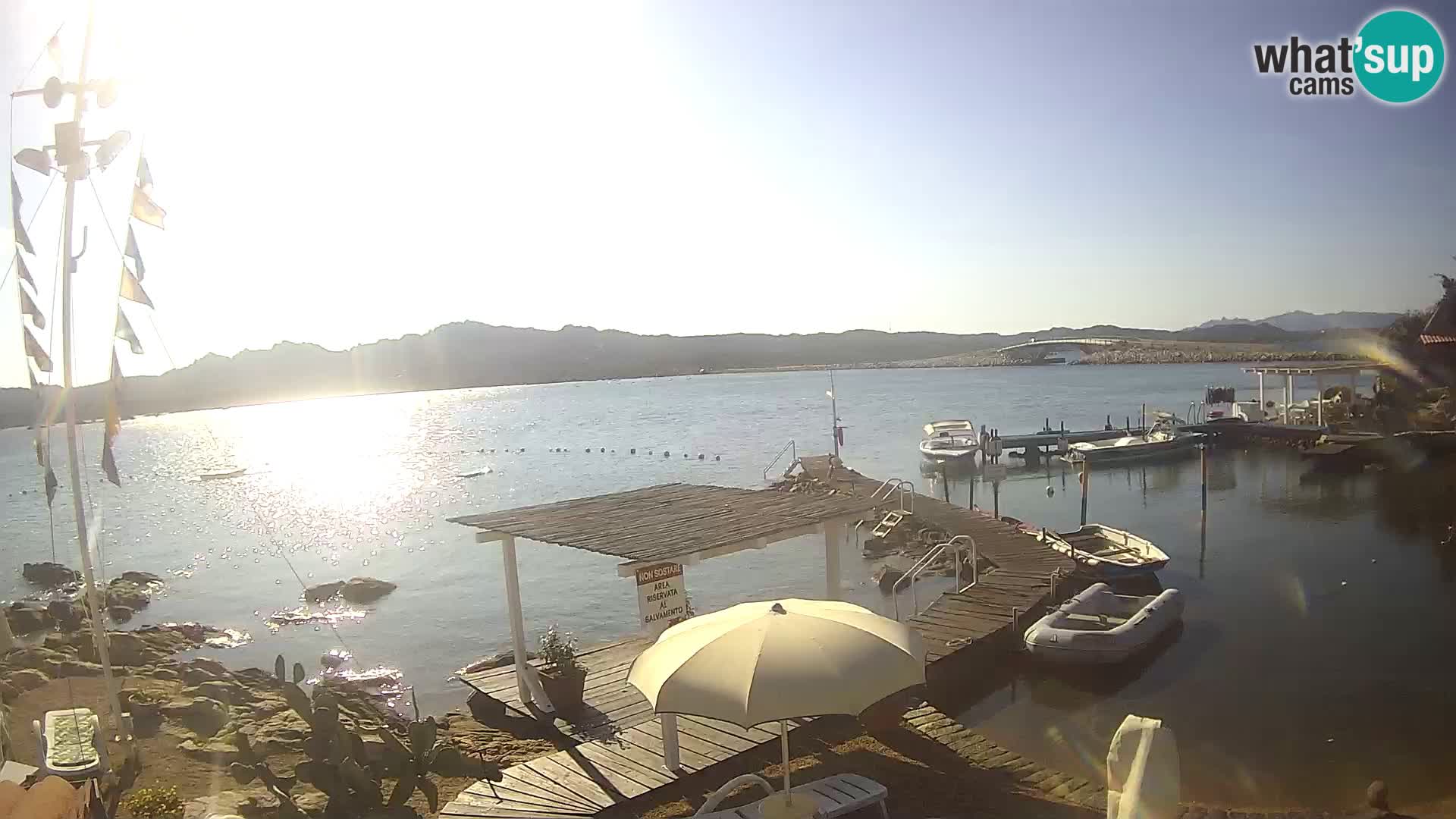 Webcam en direct Ponte Caprera – La Maddalena – Sardaigne – Italie