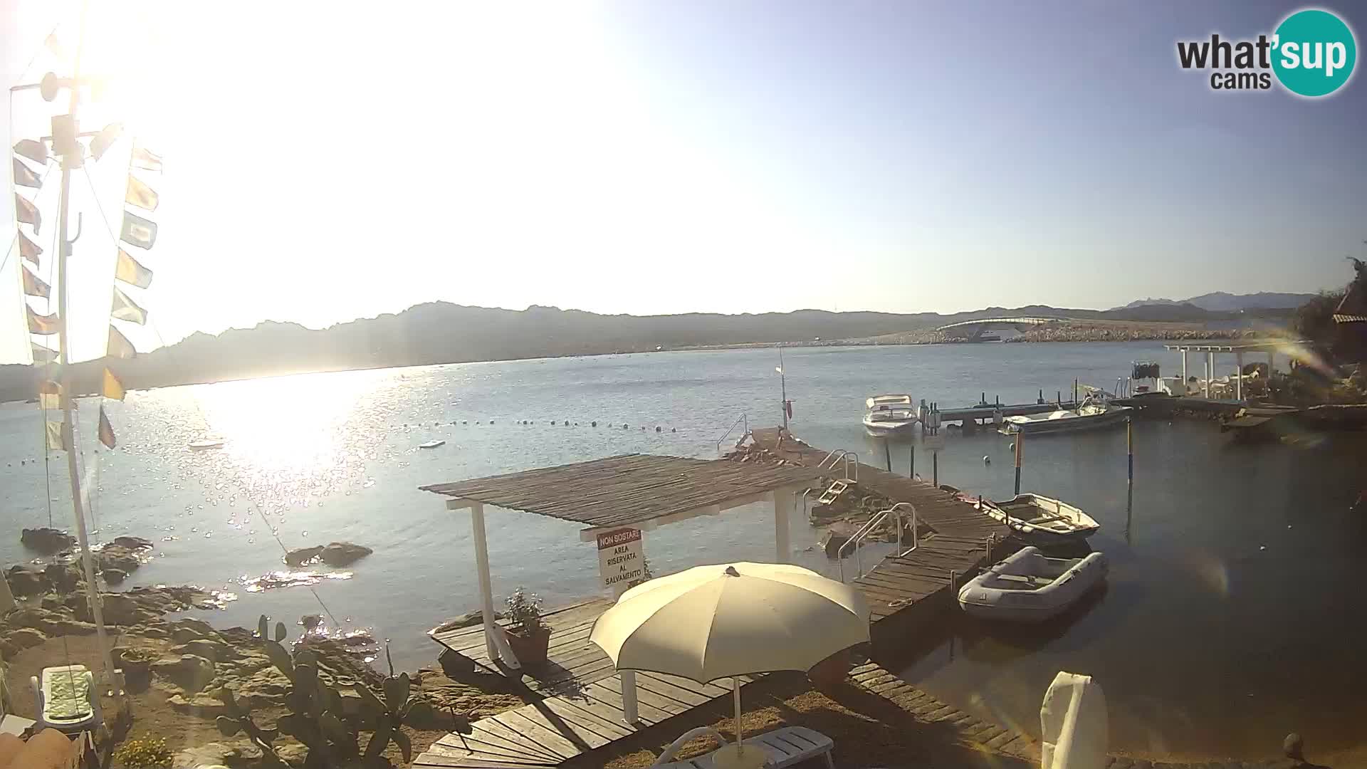 Webcam en direct Ponte Caprera – La Maddalena – Sardaigne – Italie