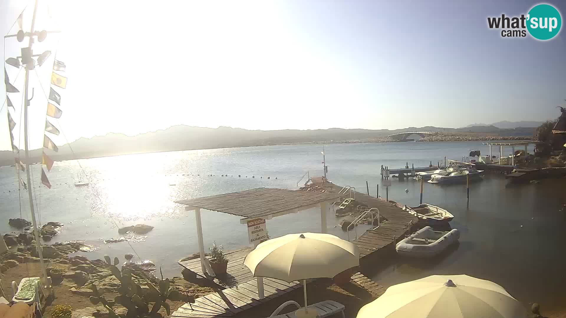 Live webcam Ponte Caprera – La Maddalena – Sardinia – Italy