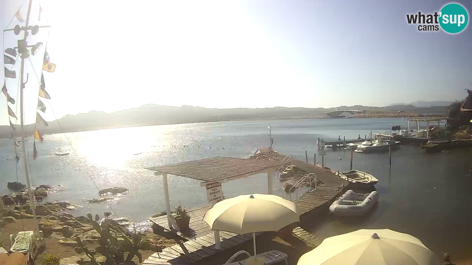 Live webcam Ponte Caprera – La Maddalena – Sardinia – Italy