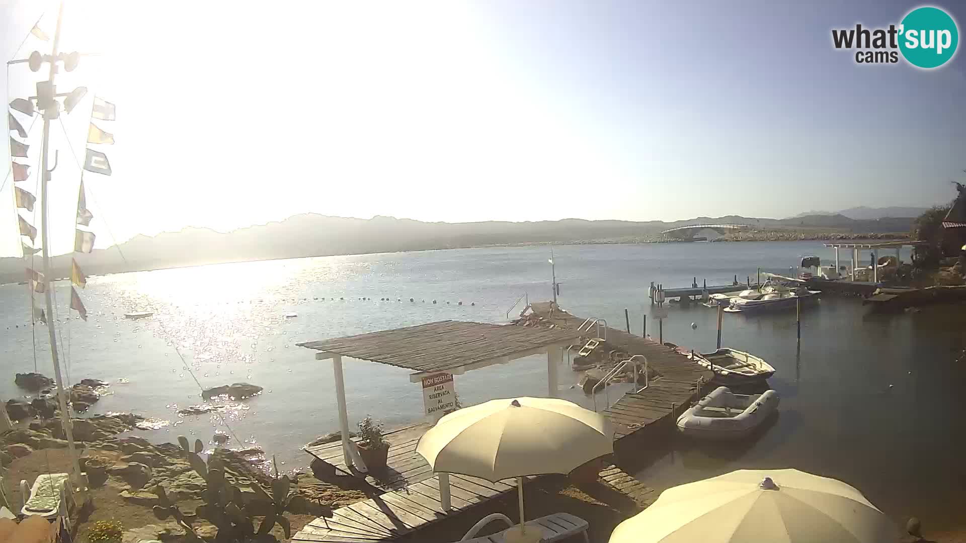 Webcam en vivo Ponte Caprera – La Maddalena – Cerdeña – Italia