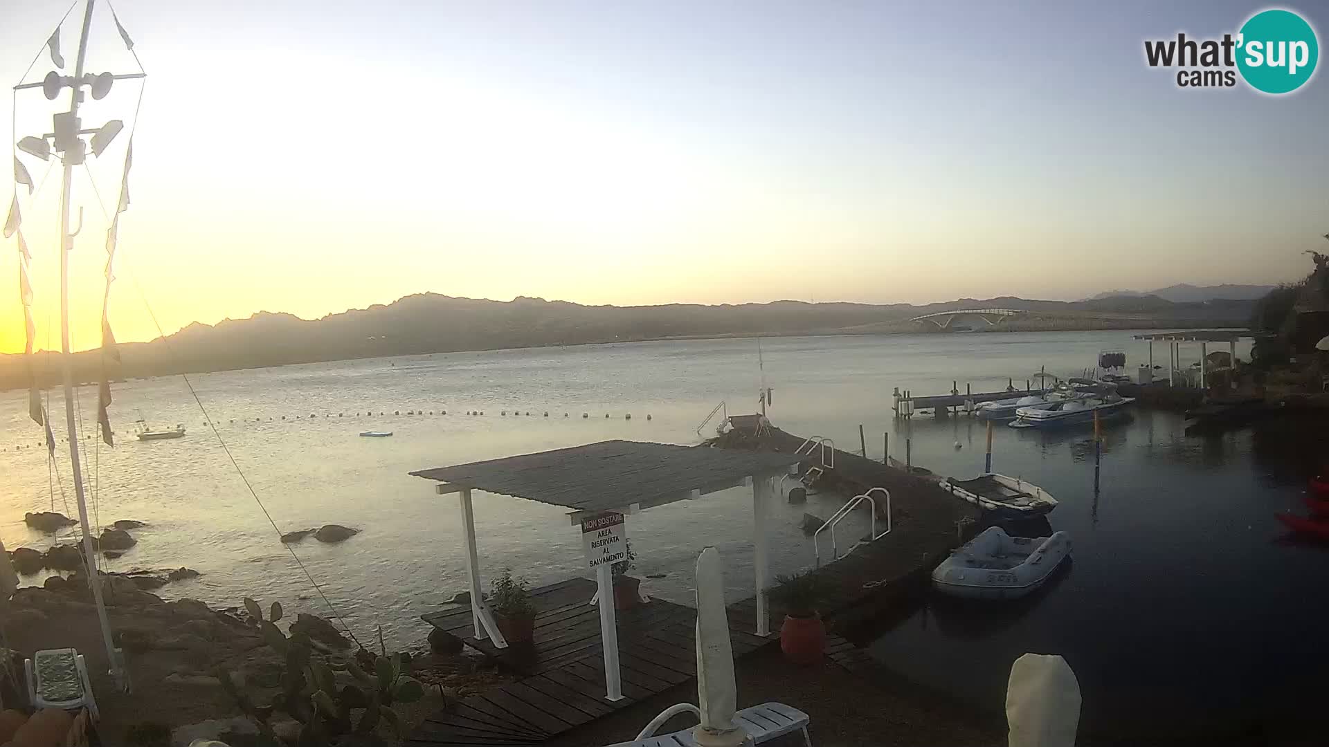 Live-Webcam Ponte Caprera – La Maddalena – Sardinien – Italien