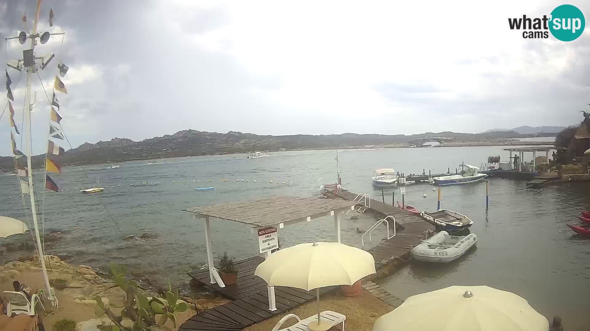 Webcam en direct Ponte Caprera – La Maddalena – Sardaigne – Italie
