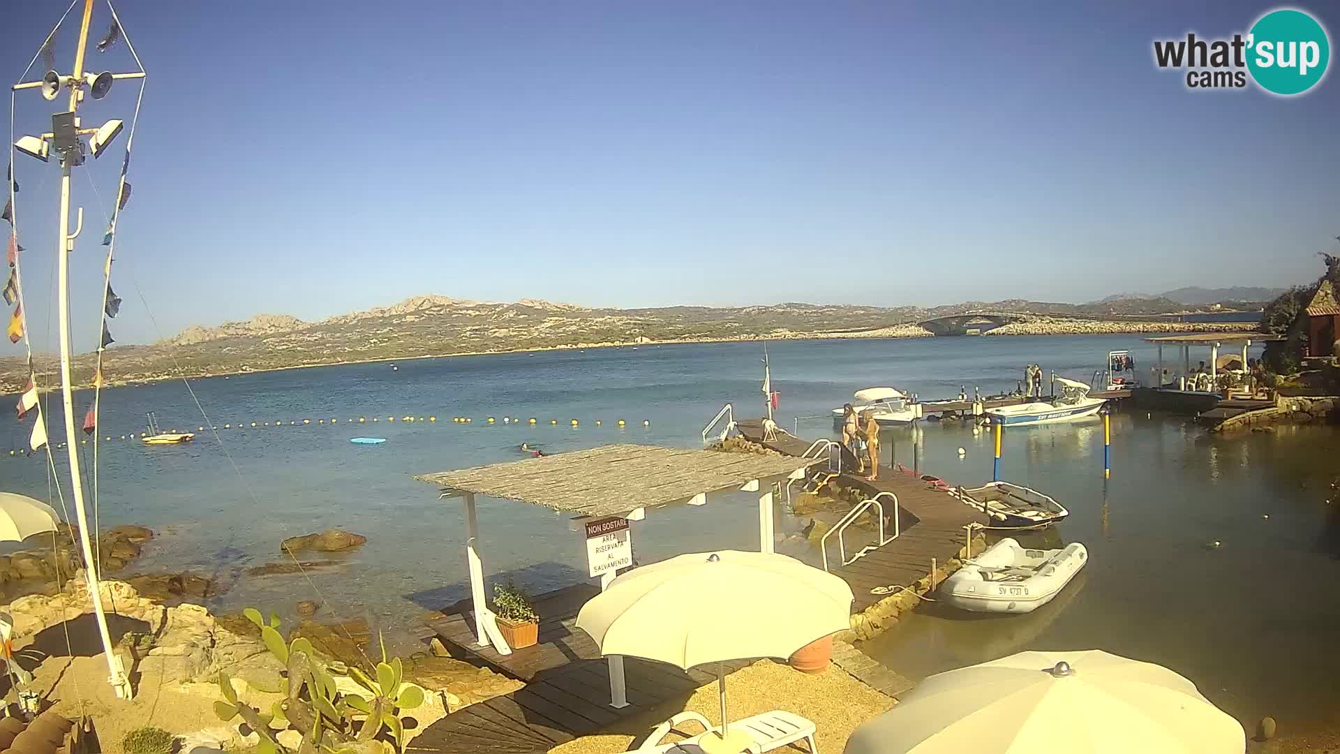 Live webcam Ponte Caprera – La Maddalena – Sardegna – Italia