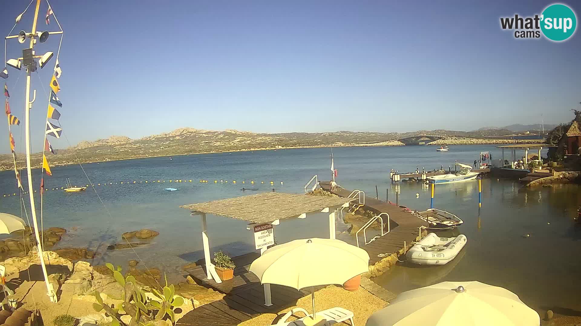 Live webcam Ponte Caprera – La Maddalena – Sardegna – Italia