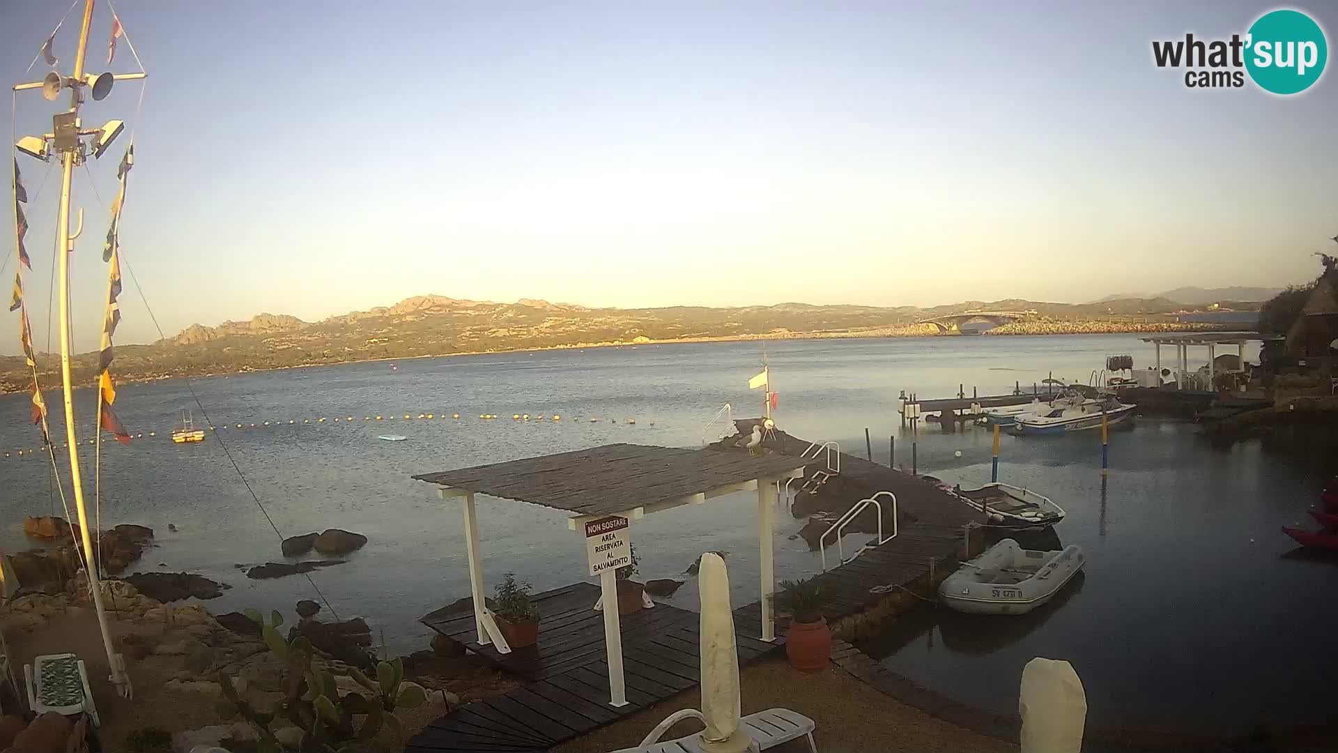 Live-Webcam Ponte Caprera – La Maddalena – Sardinien – Italien