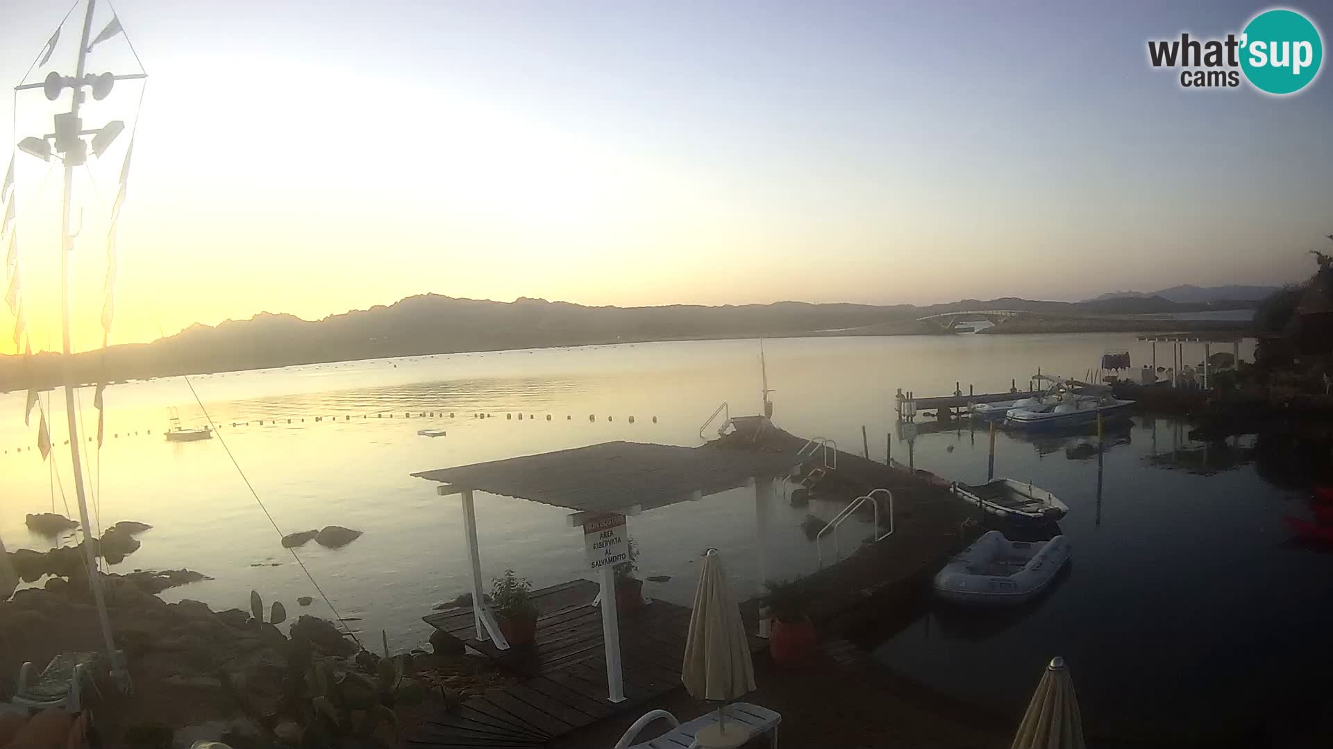 Live webcam Ponte Caprera – La Maddalena – Sardinia – Italy