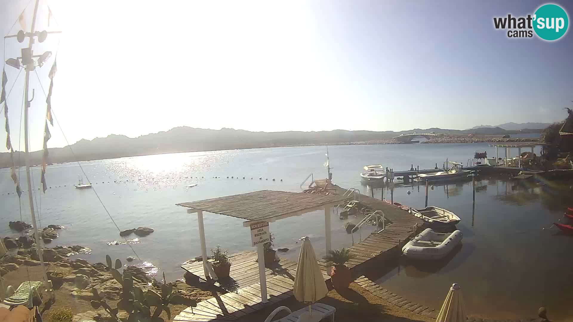 Live-Webcam Ponte Caprera – La Maddalena – Sardinien – Italien