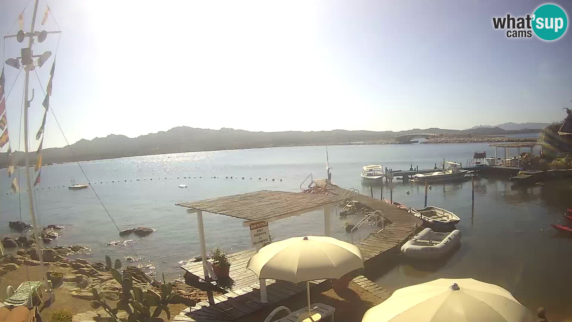 Live webcam Ponte Caprera – La Maddalena – Sardegna – Italia