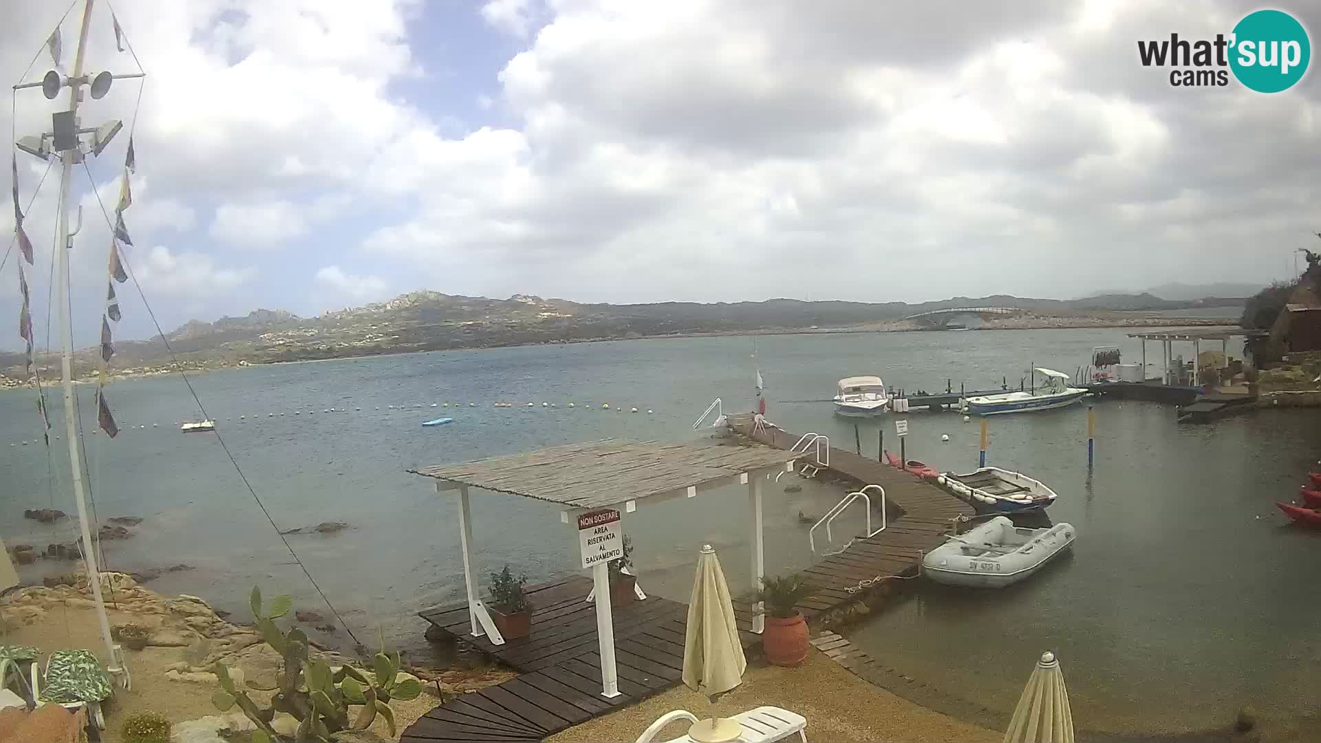 Live webcam Ponte Caprera – La Maddalena – Sardegna – Italia