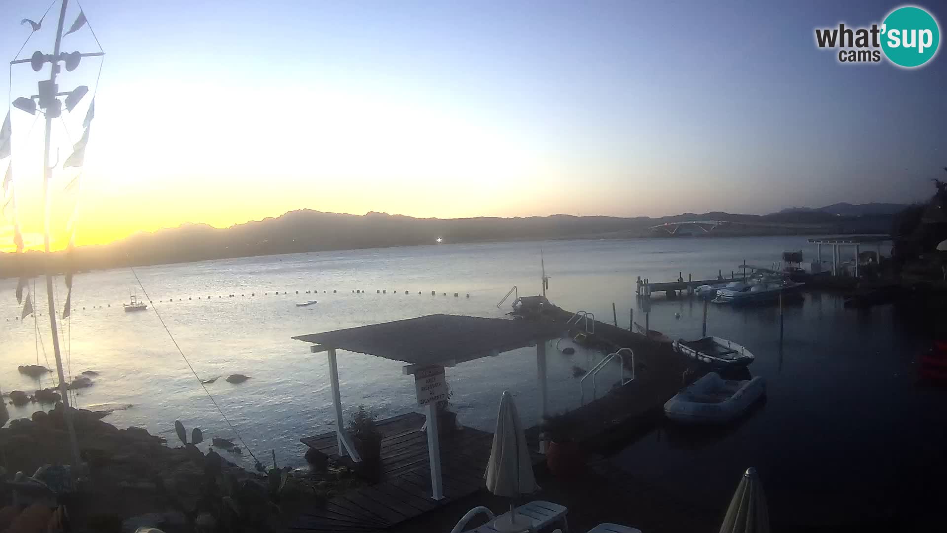 Live-Webcam Ponte Caprera – La Maddalena – Sardinien – Italien