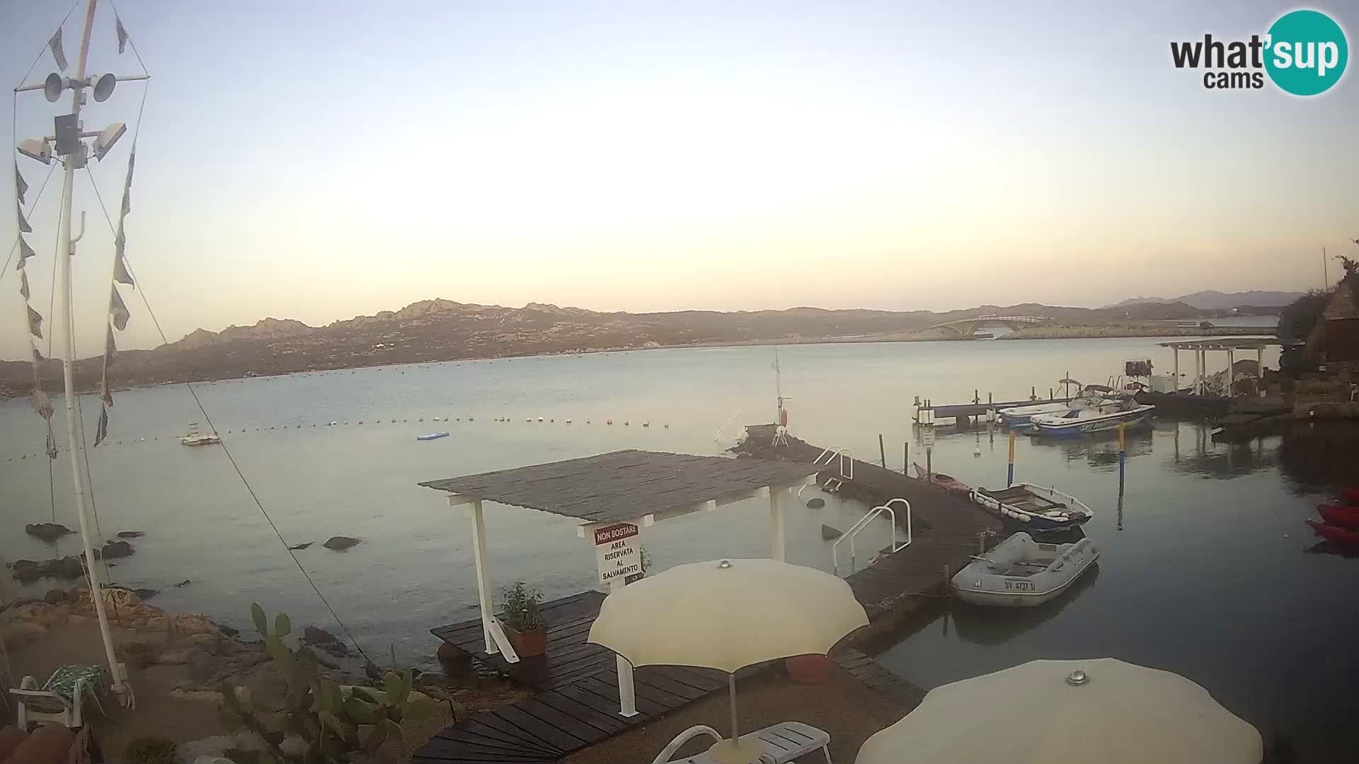 Live webcam Ponte Caprera – La Maddalena – Sardegna – Italia