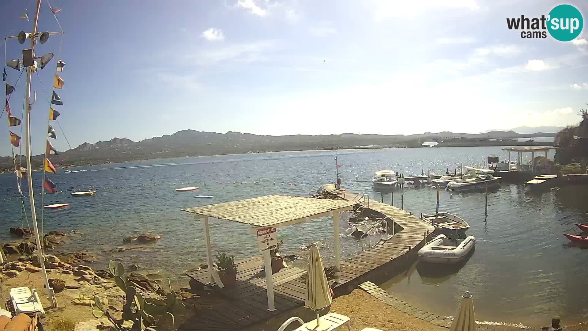 Live webcam Ponte Caprera – La Maddalena – Sardinia – Italy