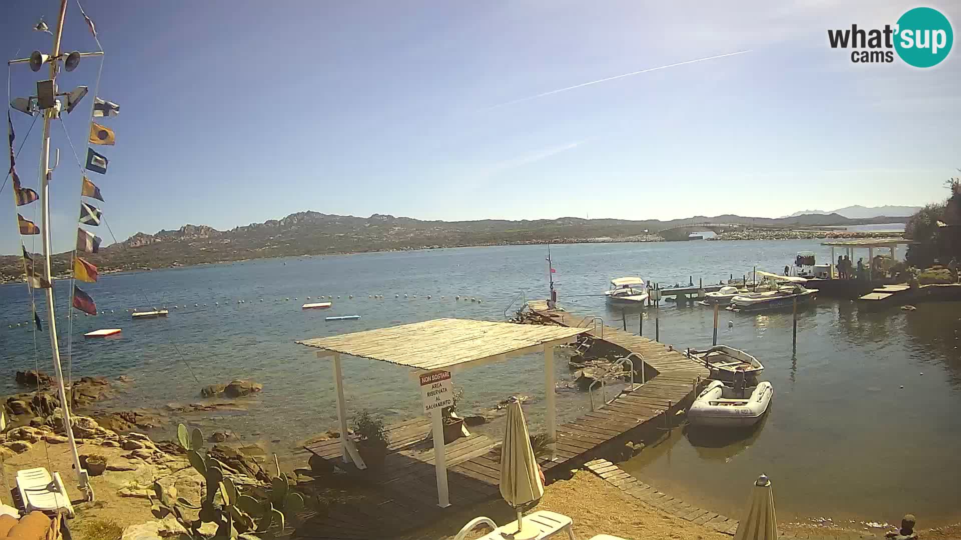 Live webcam Ponte Caprera – La Maddalena – Sardegna – Italia