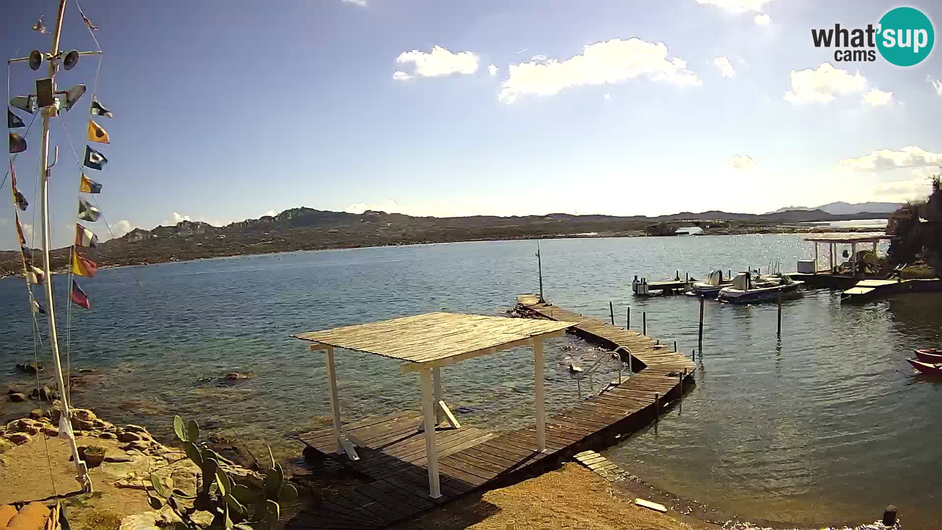 Live-Webcam Ponte Caprera – La Maddalena – Sardinien – Italien