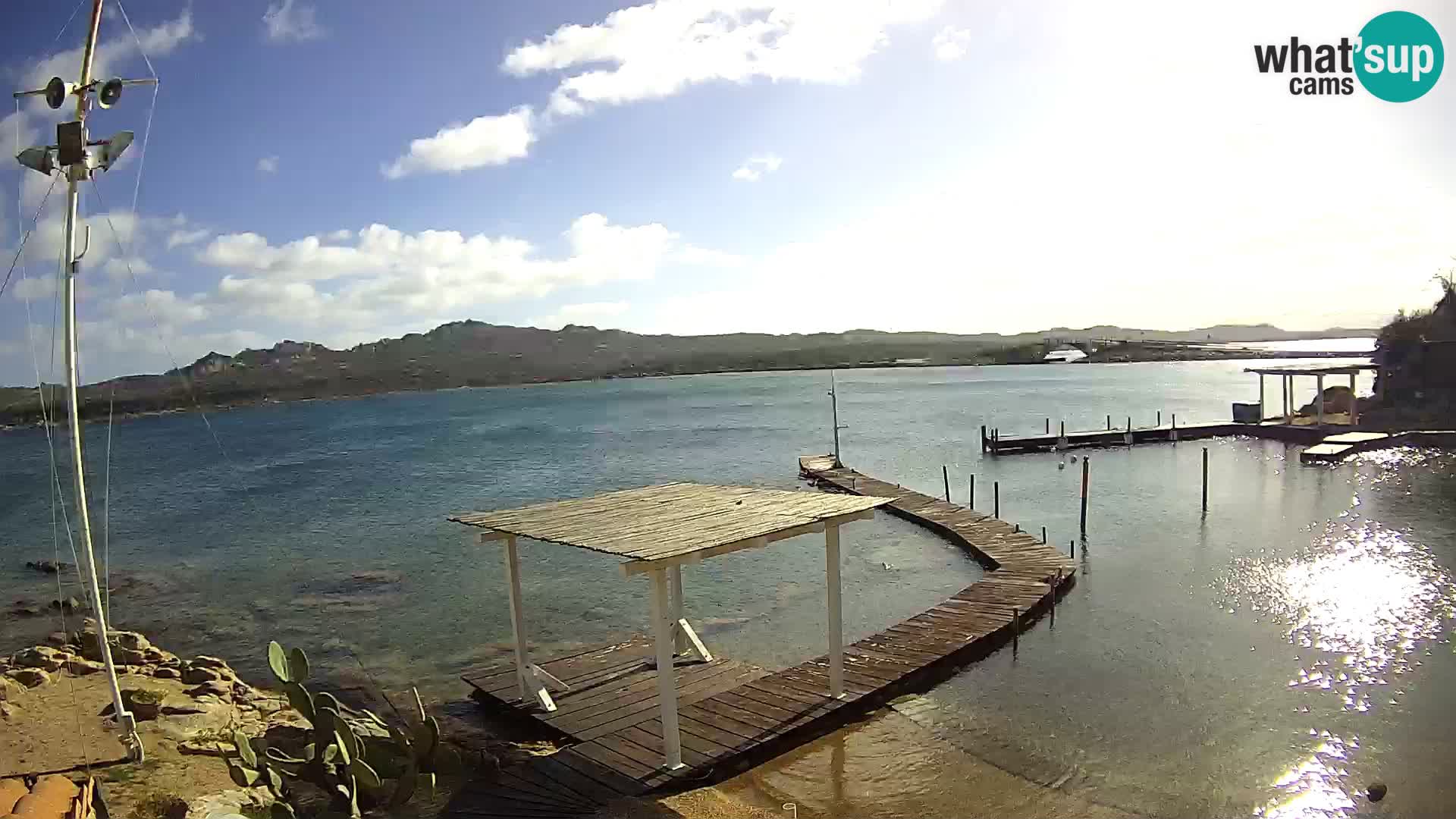 Live webcam Ponte Caprera – La Maddalena – Sardinia – Italy