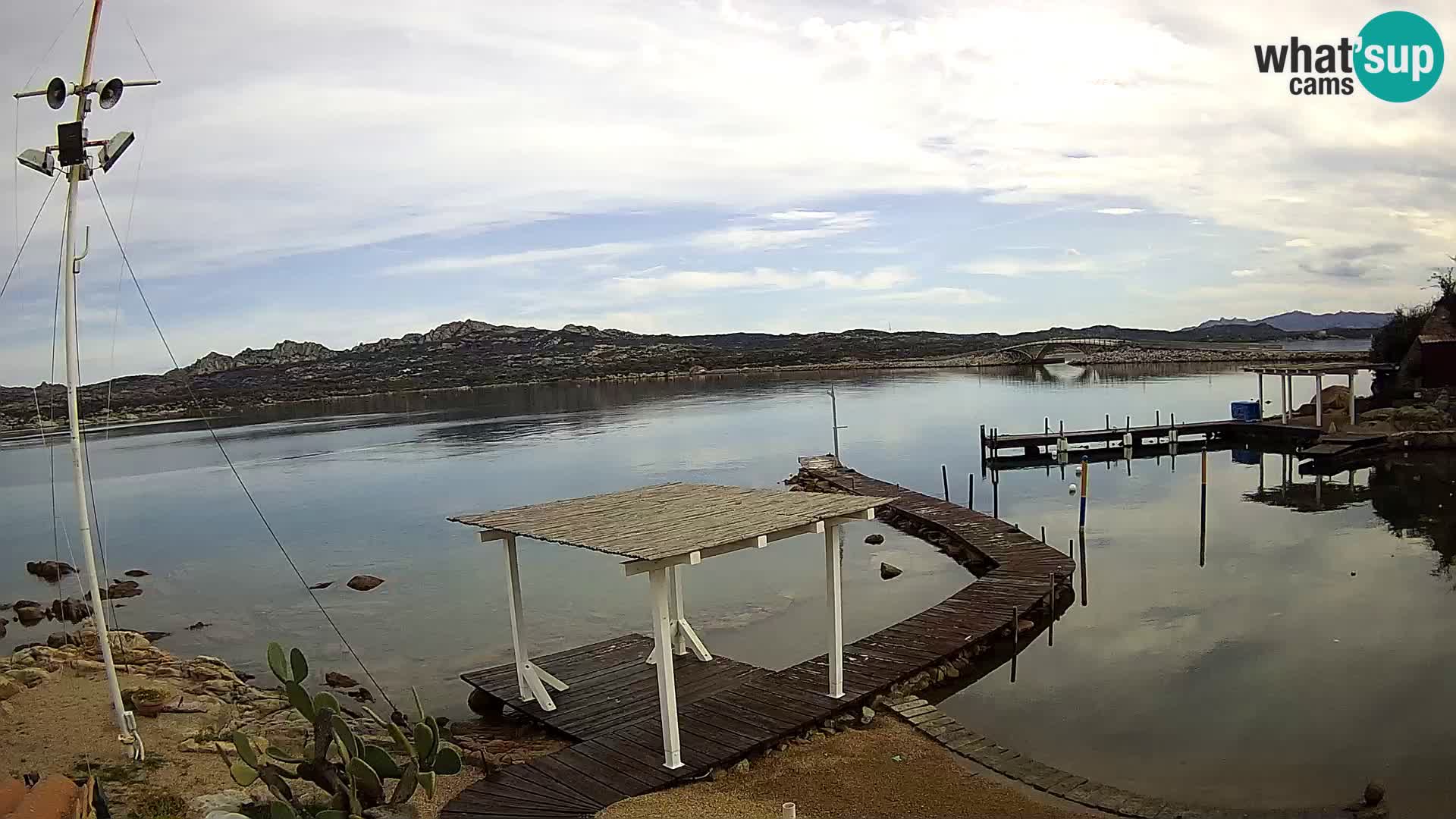 Webcam en direct Ponte Caprera – La Maddalena – Sardaigne – Italie