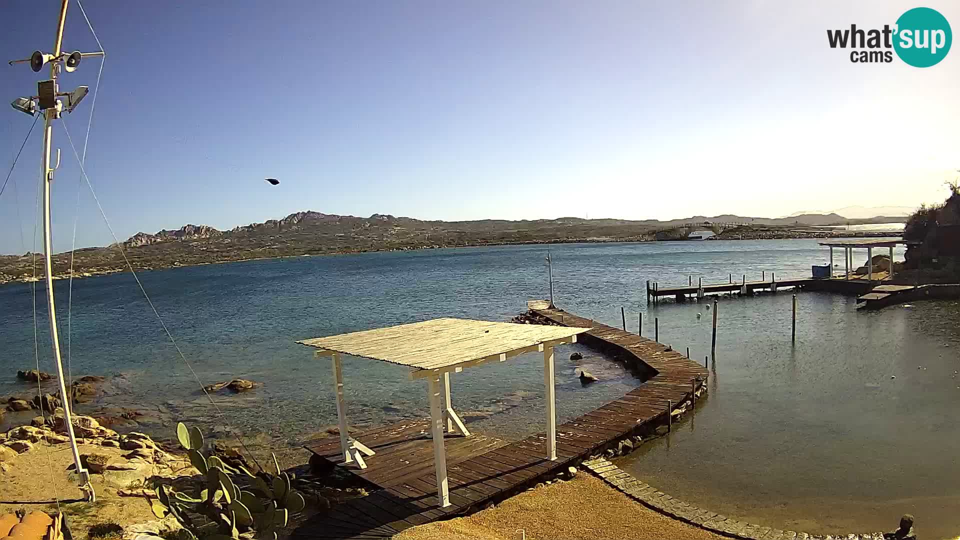 Webcam en direct Ponte Caprera – La Maddalena – Sardaigne – Italie