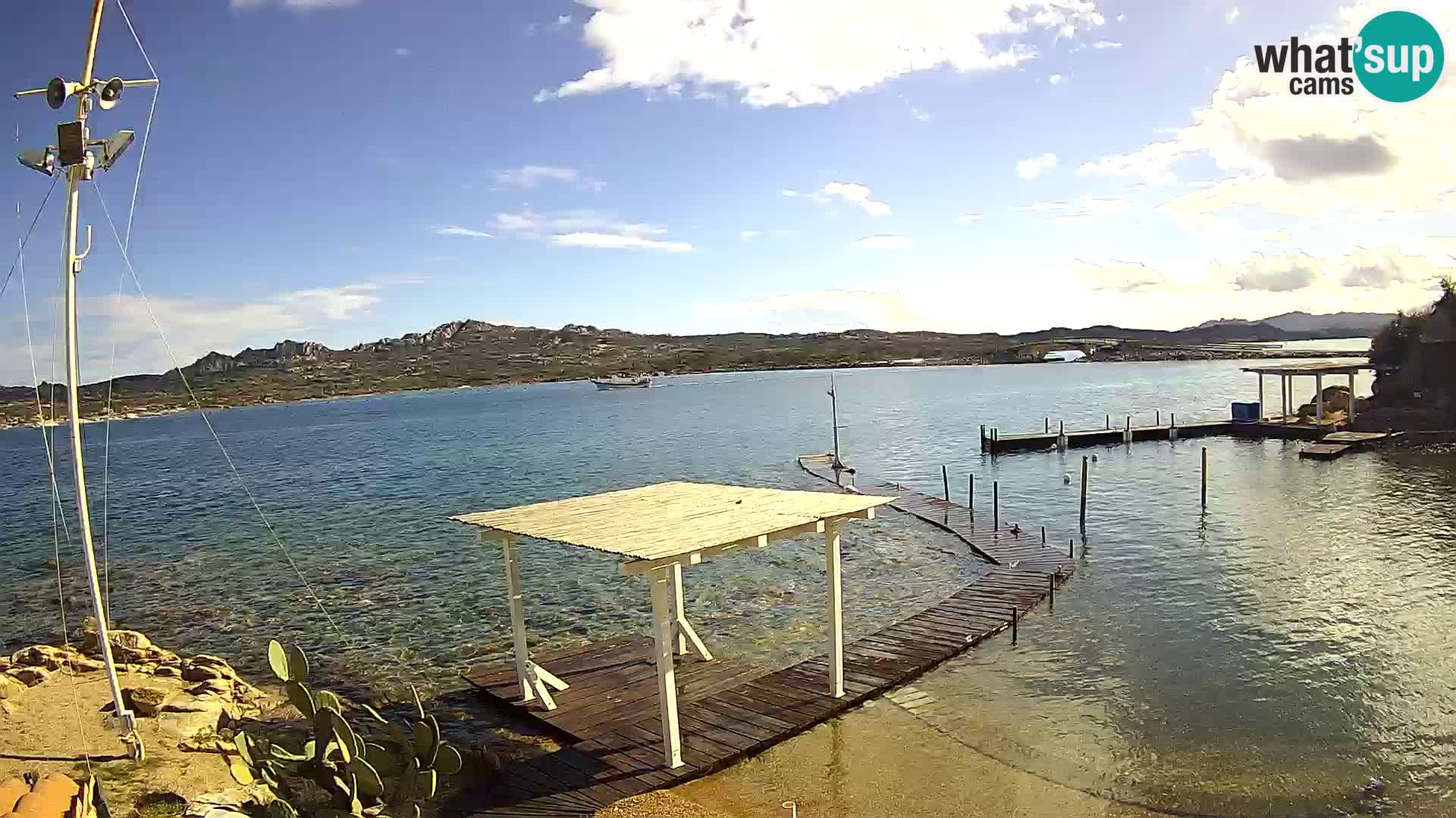 Webcam en direct Ponte Caprera – La Maddalena – Sardaigne – Italie