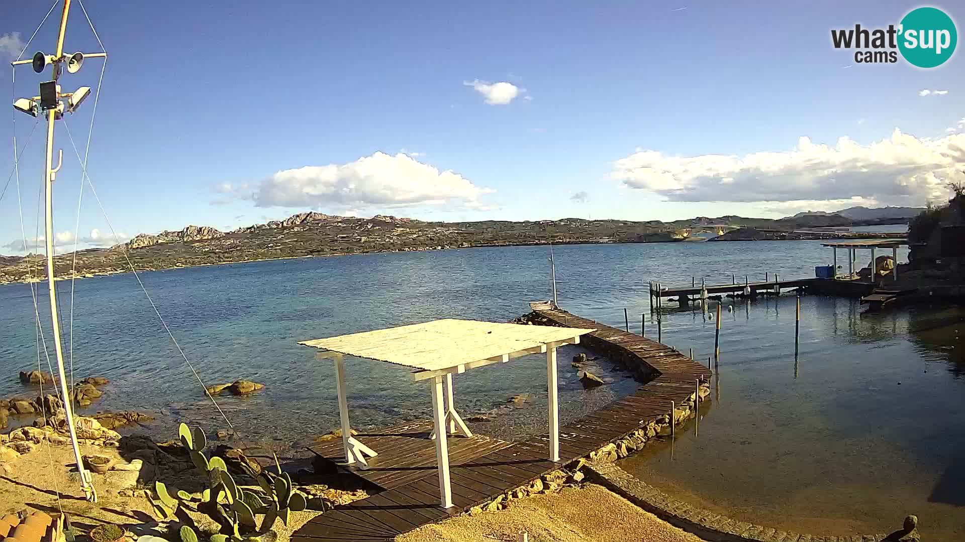 Live-Webcam Ponte Caprera – La Maddalena – Sardinien – Italien