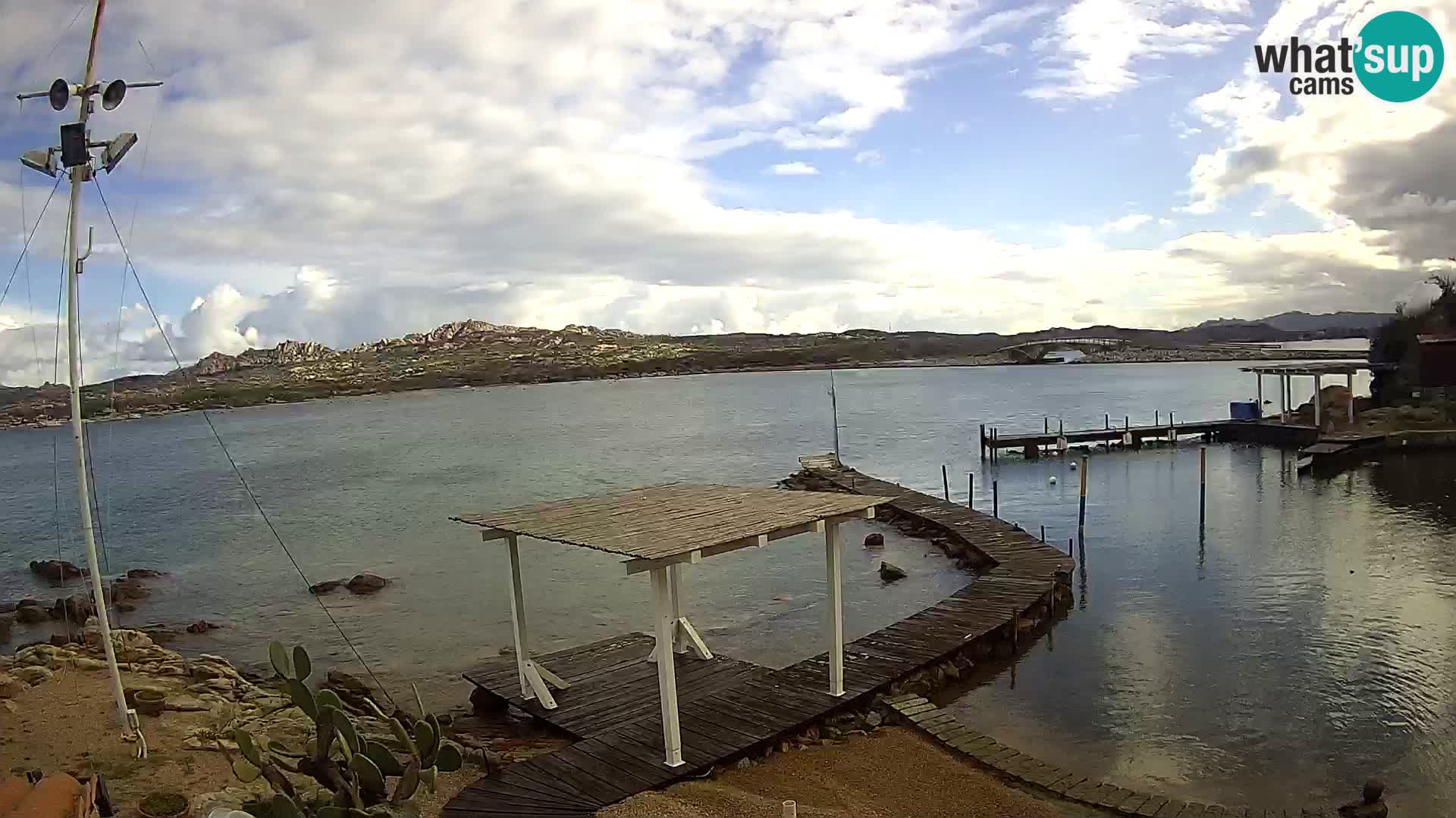 Webcam en vivo Ponte Caprera – La Maddalena – Cerdeña – Italia