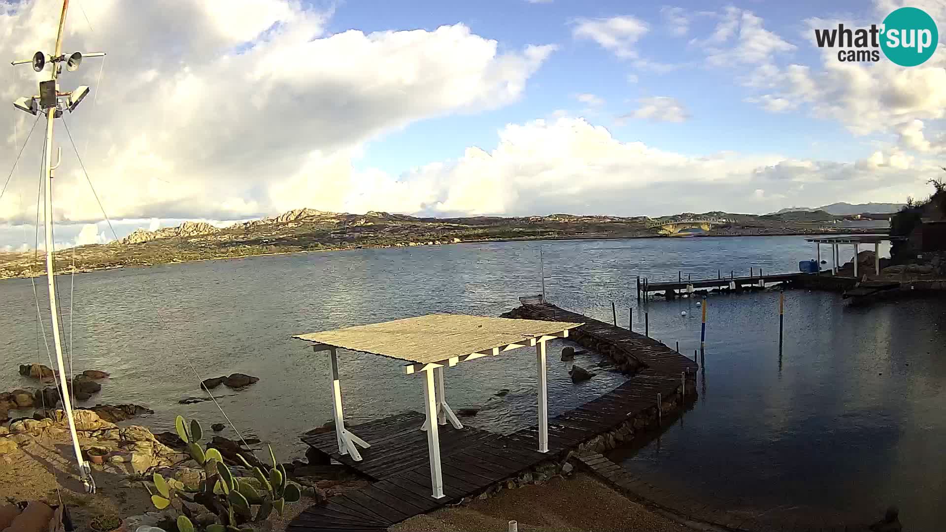 Live webcam Ponte Caprera – La Maddalena – Sardegna – Italia