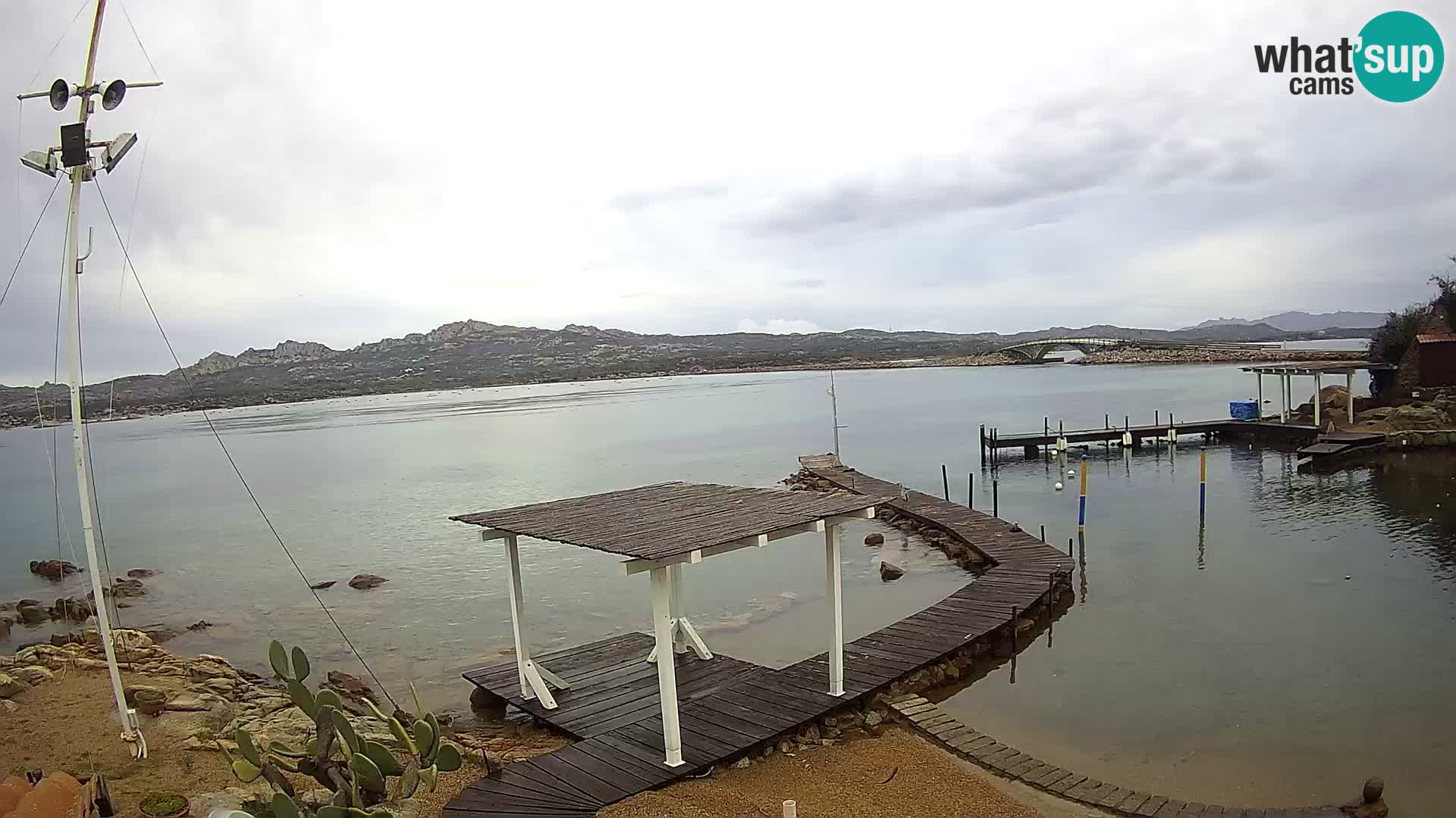 Webcam en direct Ponte Caprera – La Maddalena – Sardaigne – Italie