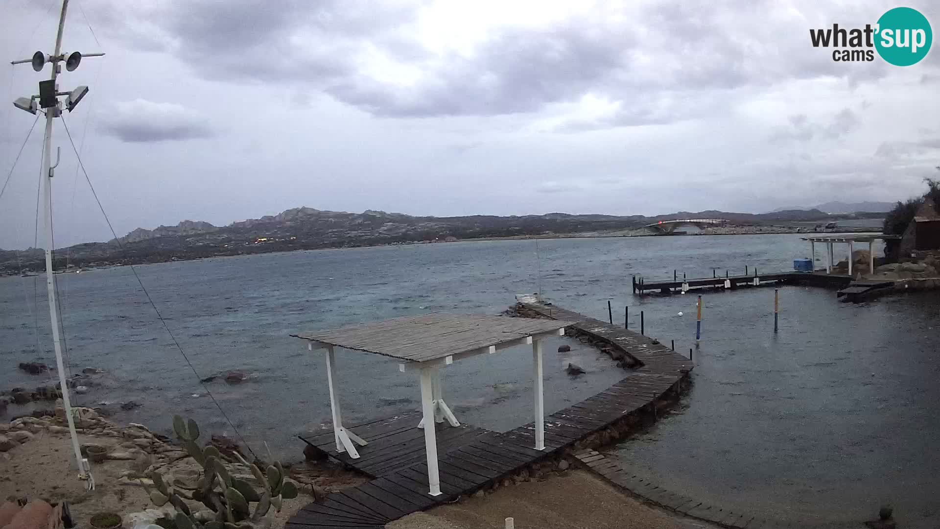Webcam en direct Ponte Caprera – La Maddalena – Sardaigne – Italie
