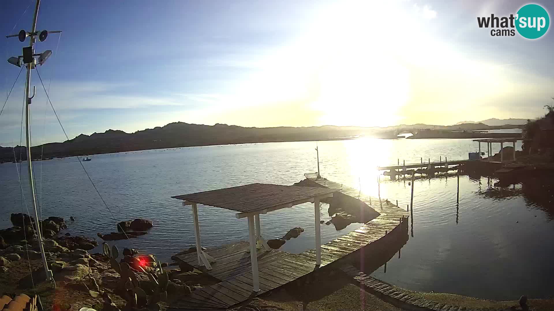 Webcam en vivo Ponte Caprera – La Maddalena – Cerdeña – Italia