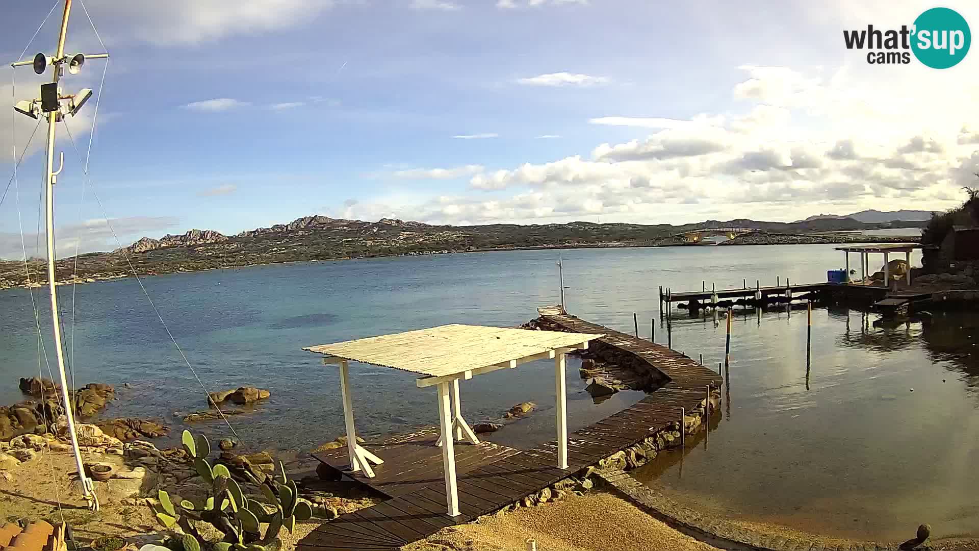 Live webcam Ponte Caprera – La Maddalena – Sardegna – Italia