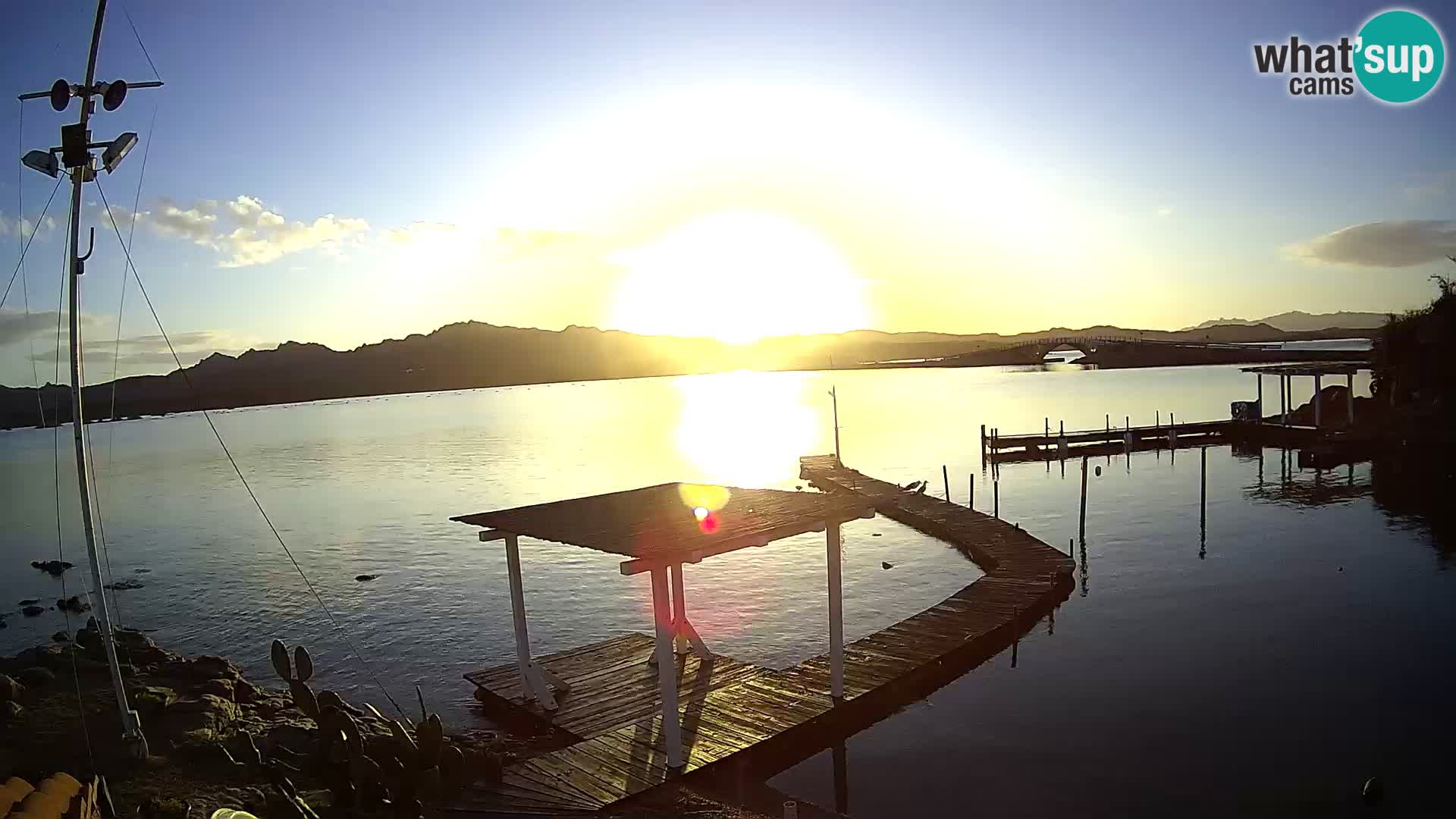 Webcam en vivo Ponte Caprera – La Maddalena – Cerdeña – Italia
