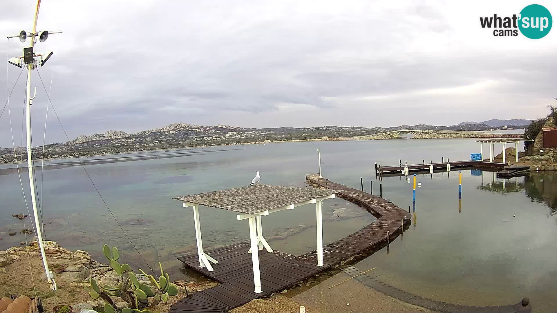 Webcam en direct Ponte Caprera – La Maddalena – Sardaigne – Italie