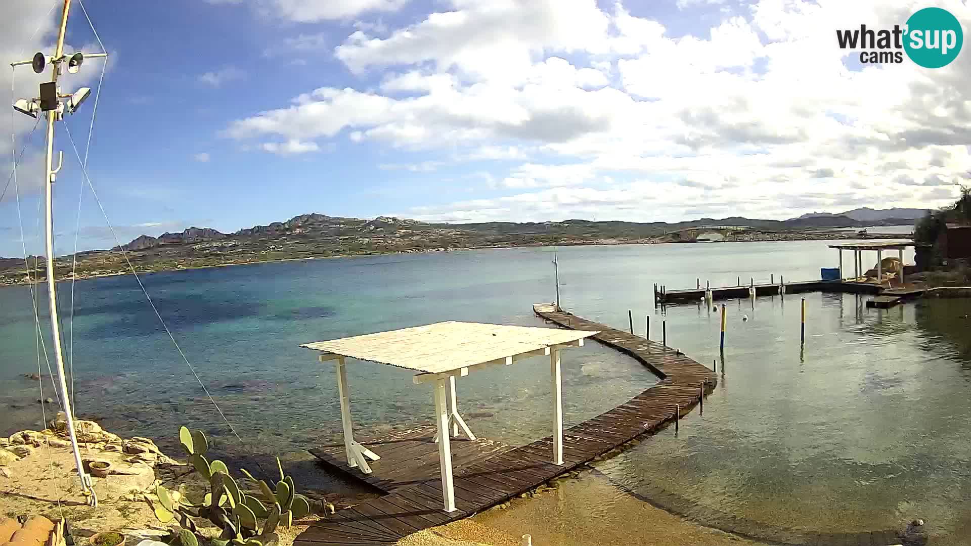 Live webcam Ponte Caprera – La Maddalena – Sardegna – Italia