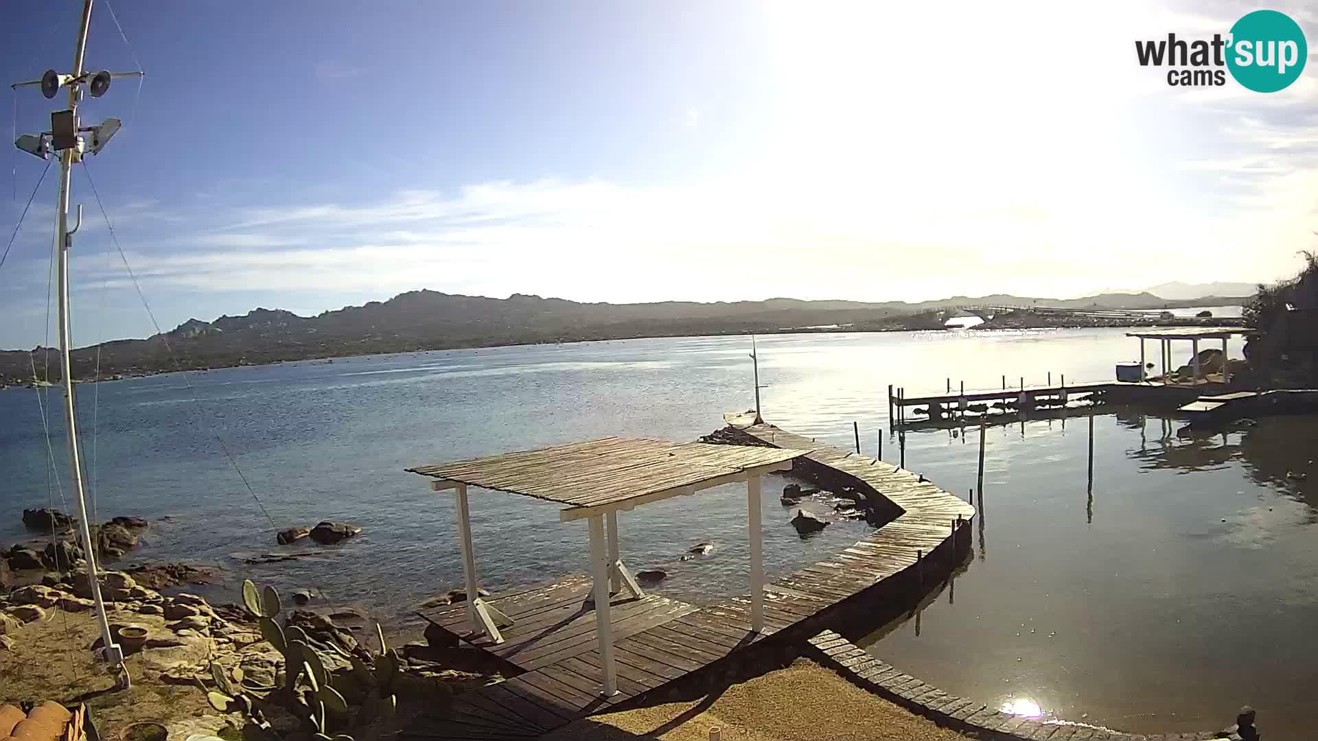 Live webcam Ponte Caprera – La Maddalena – Sardinia – Italy